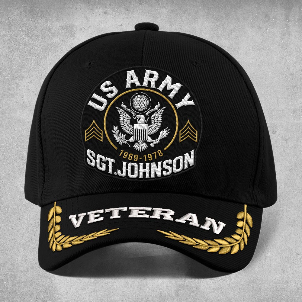 Premium Custom US Army Embroidered Hats VPVC308105, Gifts For Army Veteran, Gifts On Father’s Day, Armed Forces Day, Independence Day, Veterans Day