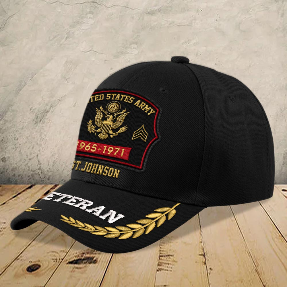 Premium Custom US Army Embroidered Hats VPVC308106, Gifts For Army Veteran, Gifts On Father’s Day, Armed Forces Day, Independence Day, Veterans Day