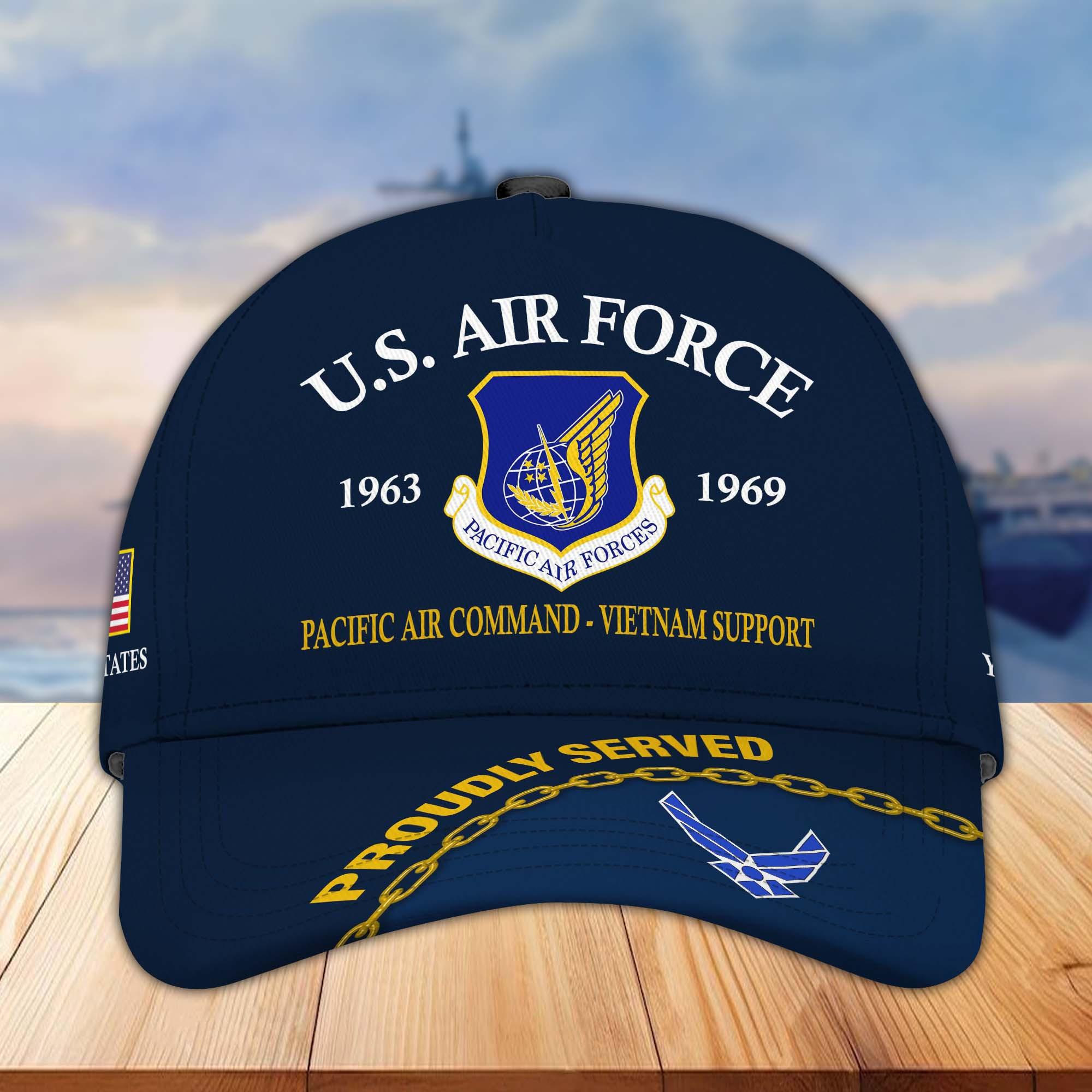 Premium Custom USAF Hat, Gitfs For Air Force Veteran CPVC080710