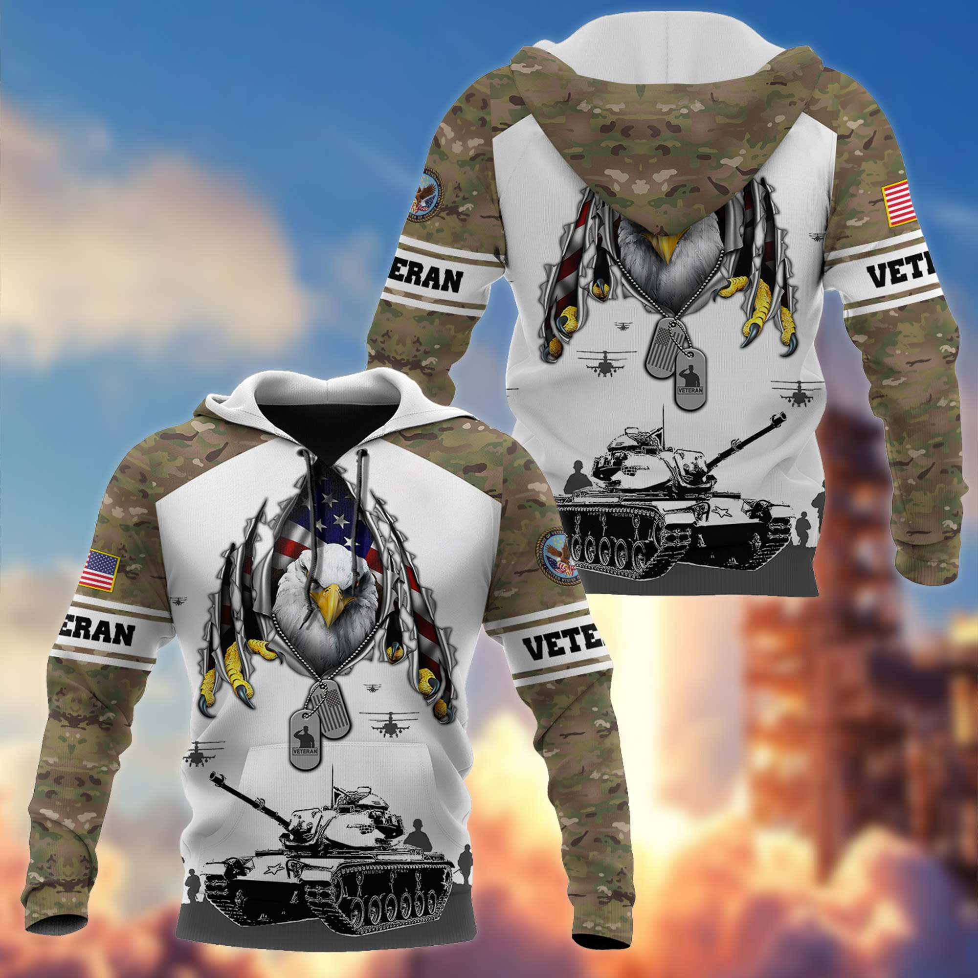 Premium American Veterans Hoodie CPVC100745