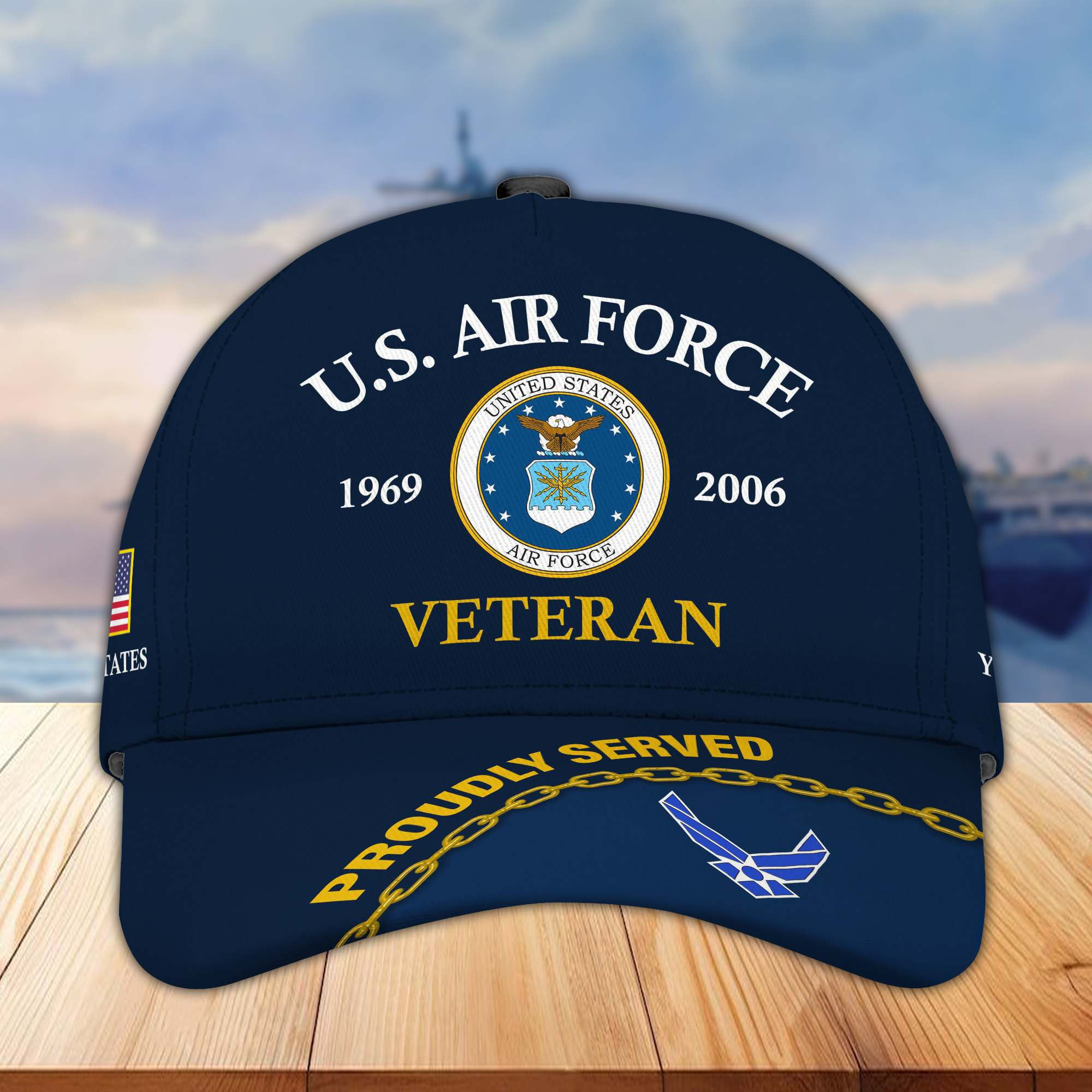 Premium Custom USAF Hat, Gitfs For Air Force Veteran CPVC090710