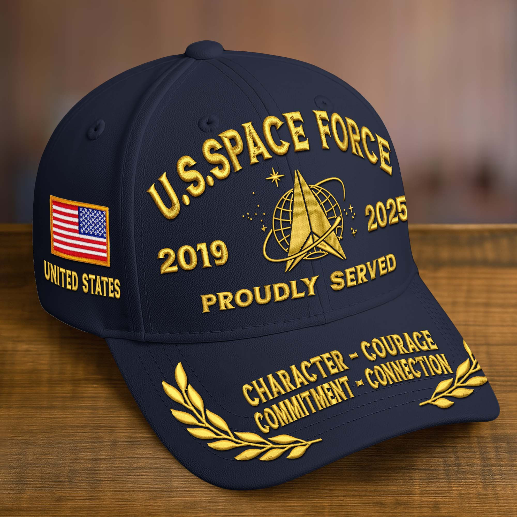 Premium Custom Name, Rank, Embroidered US Veterans Hats CPVC090702, 250th Anniversary, Gift For US Veterans, Gifts On Veterans Day