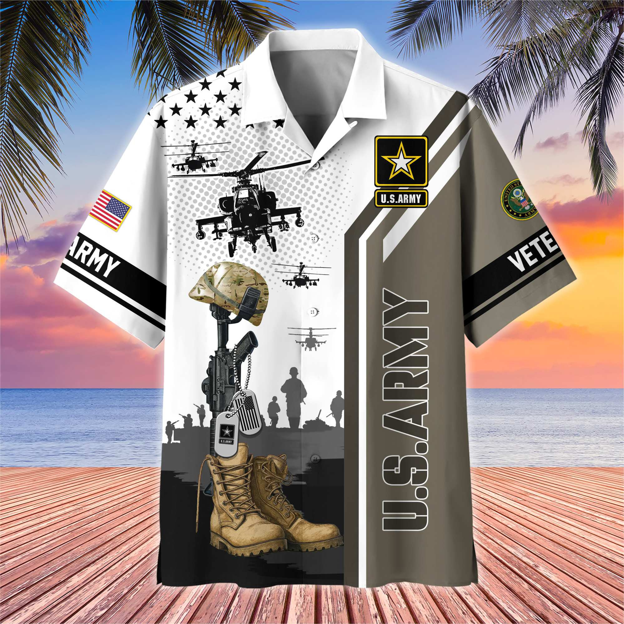 Premium US Veterans Hawaiian Shirt BPHN110711, Gifts For US Veterans, Gifts On Veterans Day