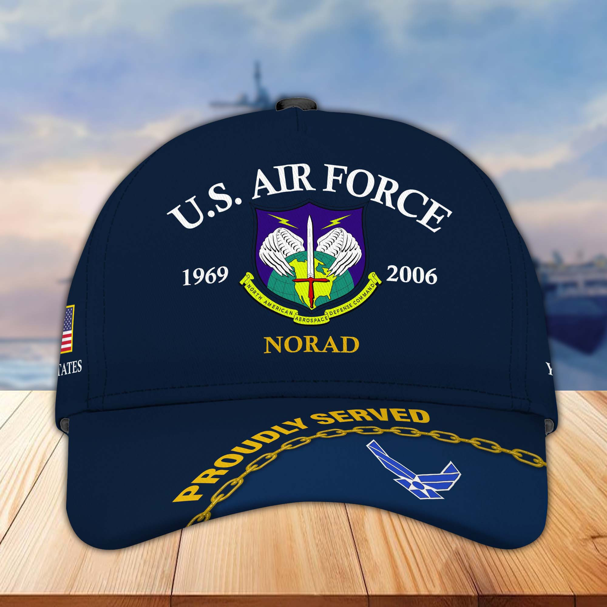 Premium USAF NORAD Custom Cap CPVC210710