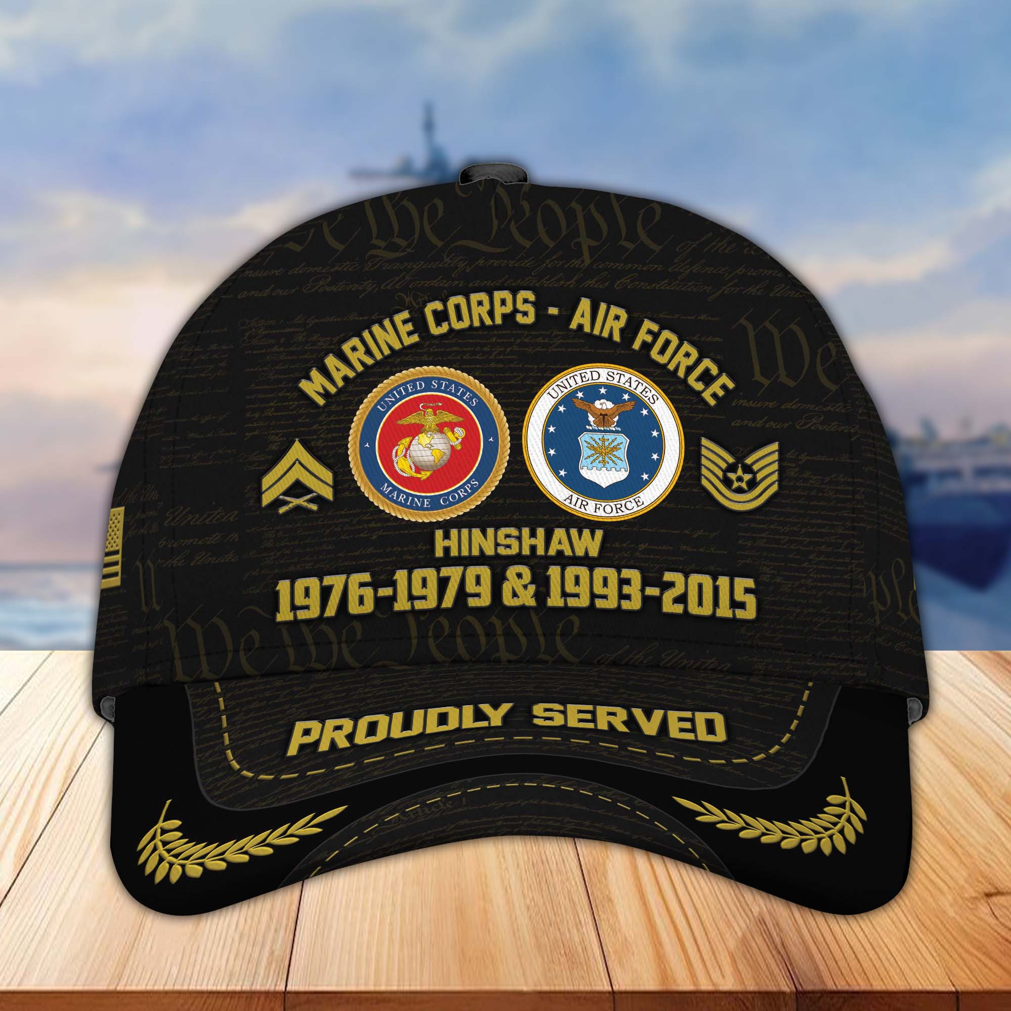 Premium Custom US Veteran Cap CPVC220710