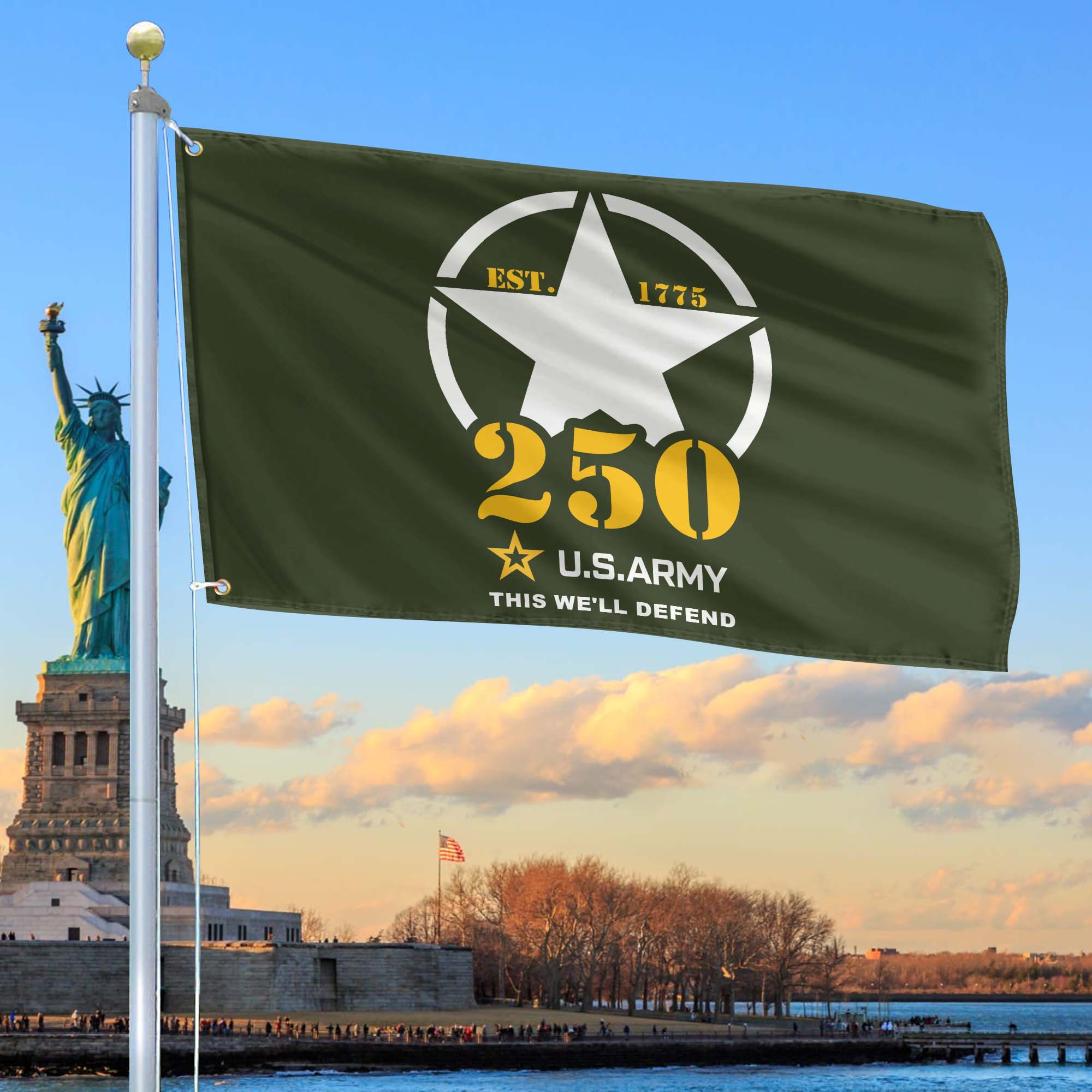Premium 250th Anniversary Of The Army Grommet Flag VPVC120063, Gifts For Army Veteran, Best Gifts On Father’s Day, Veterans Day