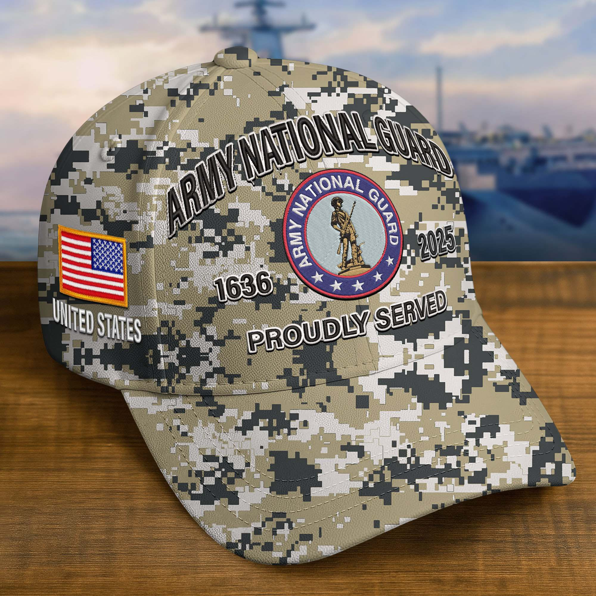 Premium Custom Army National Guard Embroidered Hat VPVC308212, Gifts For Army National Guard Veteran, Gifts On Father’s Day, Veterans Day