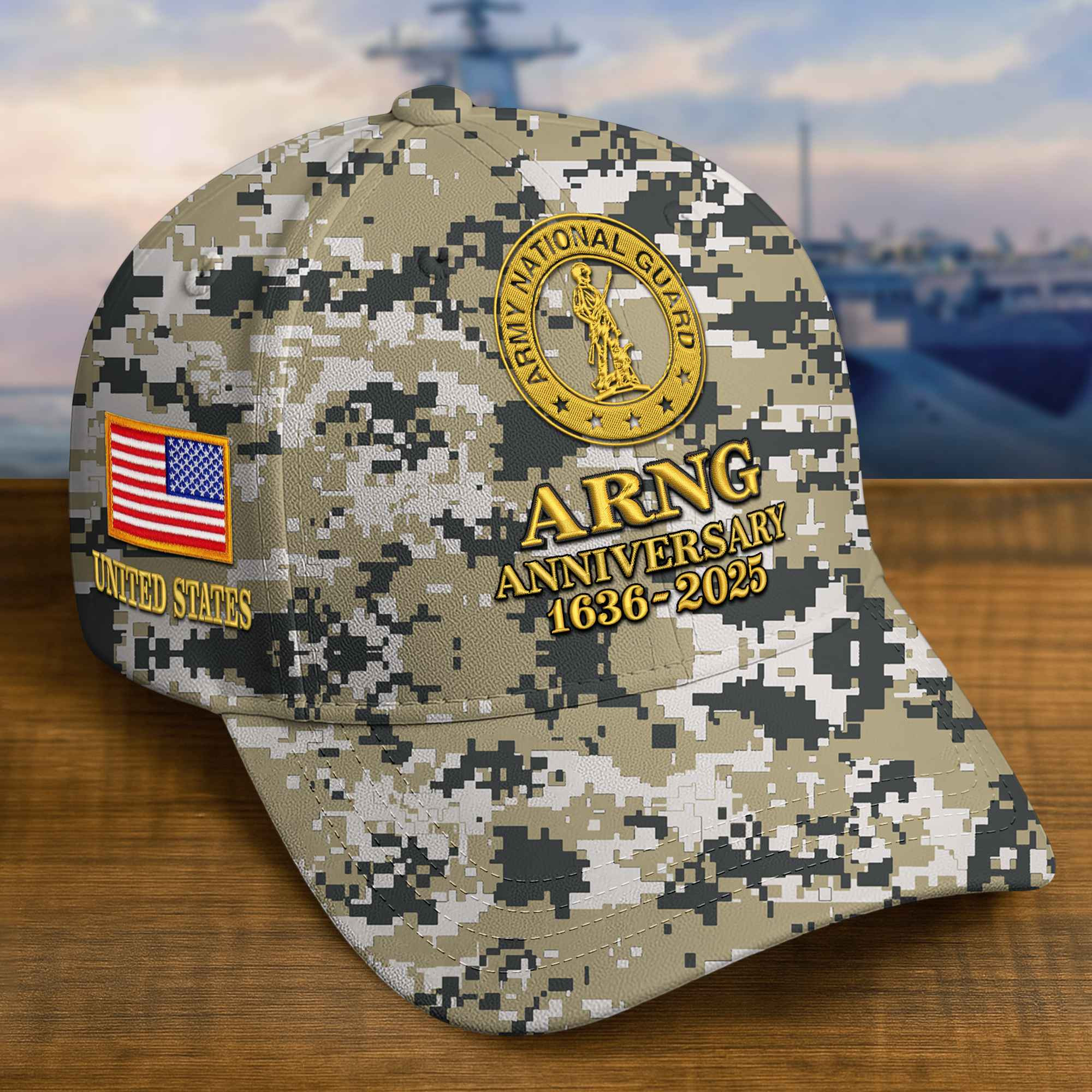 Premium Custom Army National Guard Embroidered Hat VPVC308312, Gifts For Army National Guard Veteran, Gifts On Father’s Day, Veterans Day