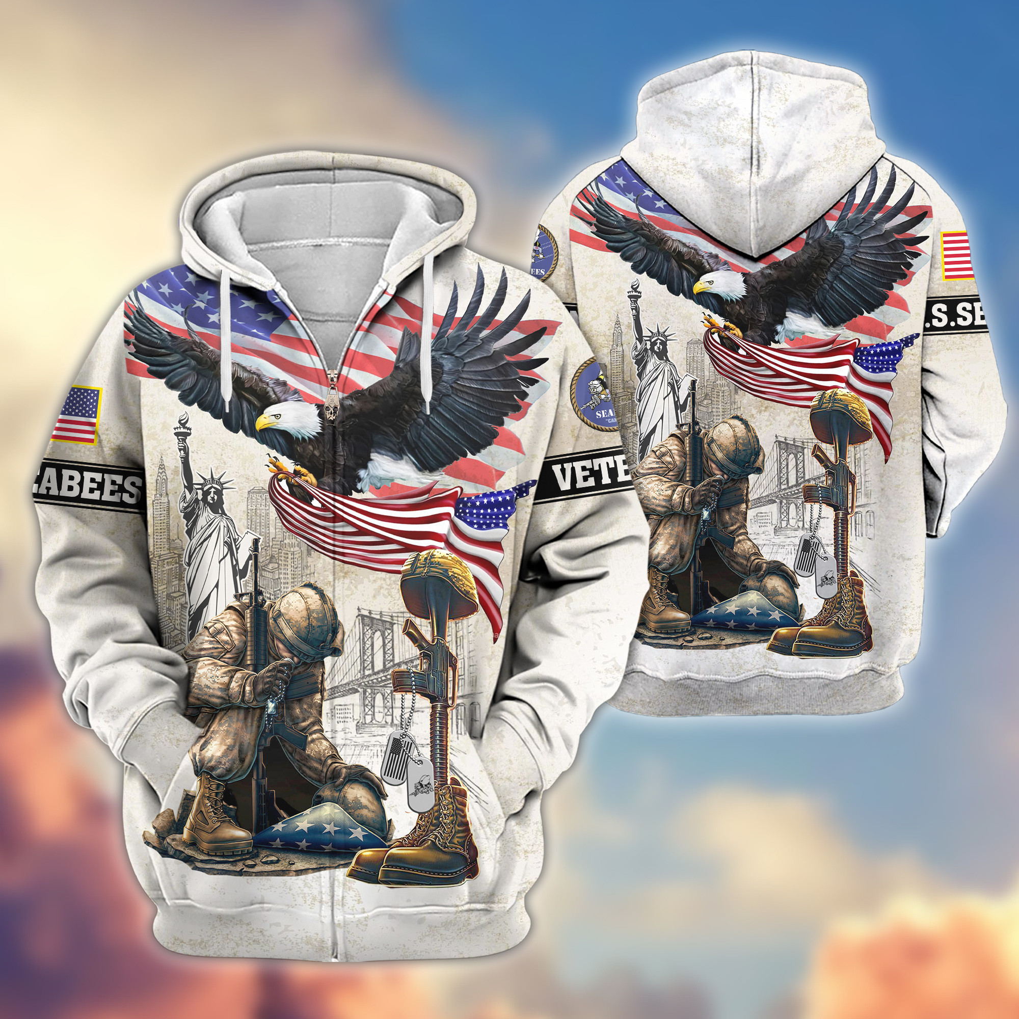 Premium US Seabees Zip Up Hoodie VPVC607709, Gifts For Seabees Veteran, Gifts On Father’s Day, Veterans Day