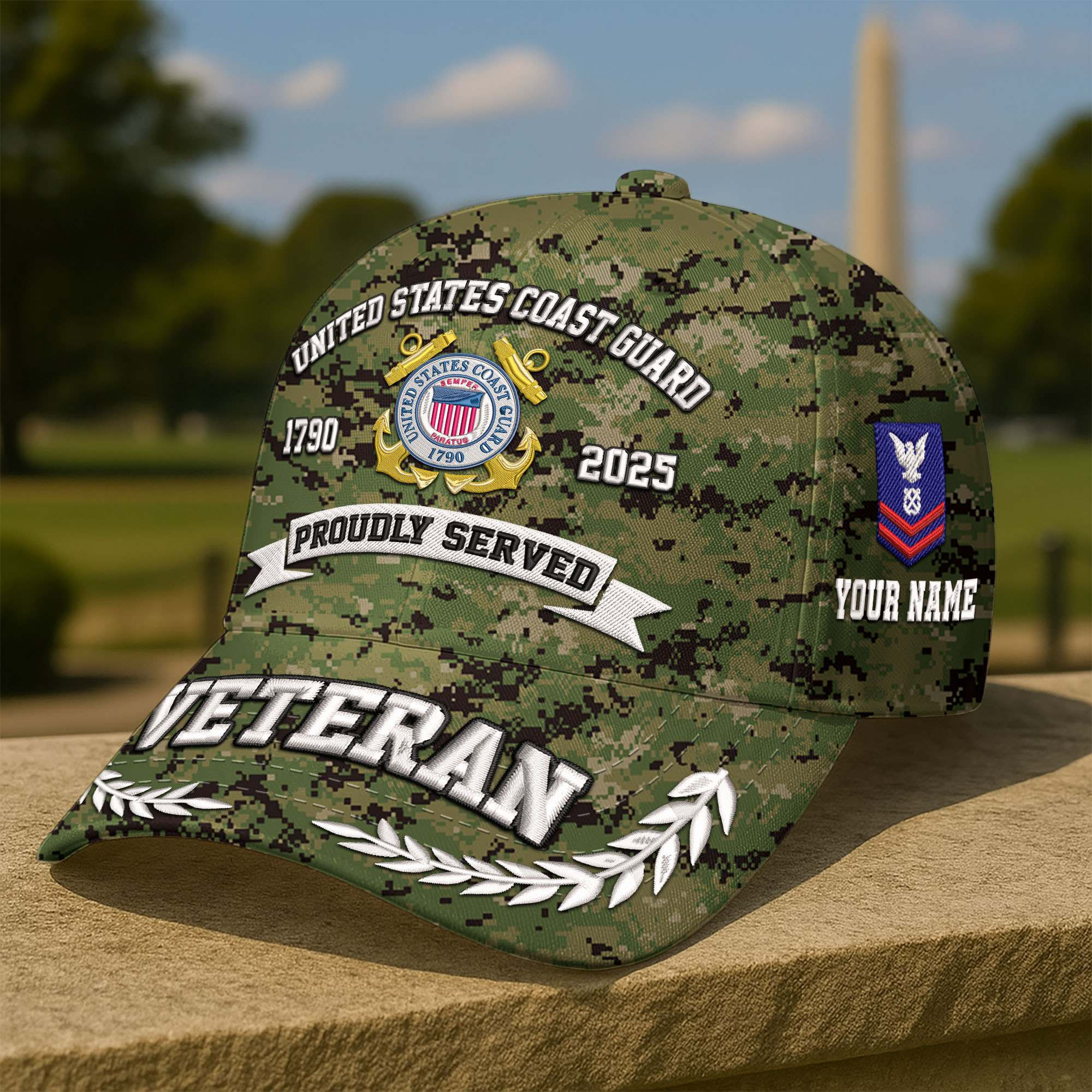 Premium Custom USCG Embroidered Hat VPVC308609, Gifts For Coast Guard Veteran, Gifts On Father’s Day, Veterans Day