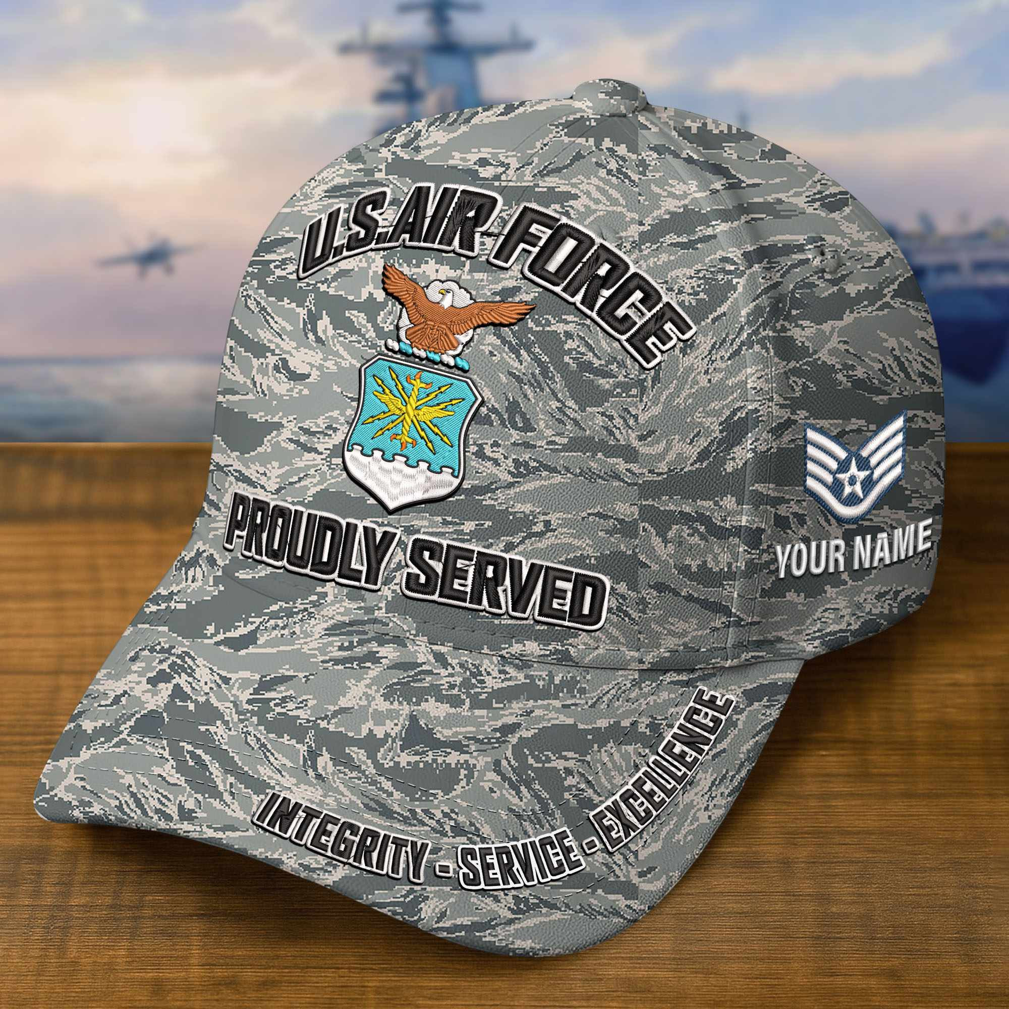 Premium Custom USAF Embroidered Hat VPVC308708, Gifts For Air Force Veteran, Gifts On Father’s Day, Veterans Day
