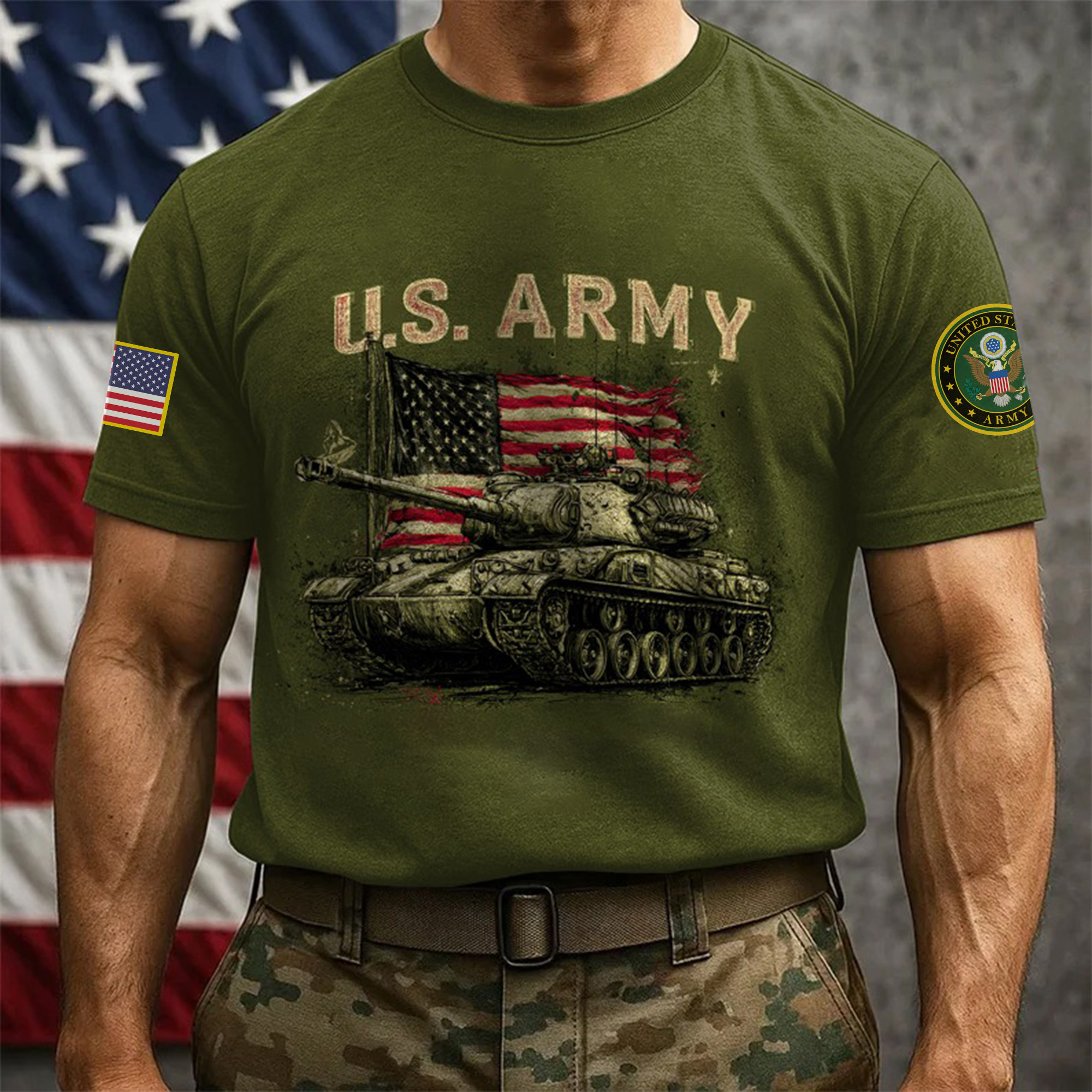 Premium 250th Anniversary Of The Army T-Shirt VPVC930005, Gifts For Army Veteran, Gifts On Father’s Day, Veterans Day