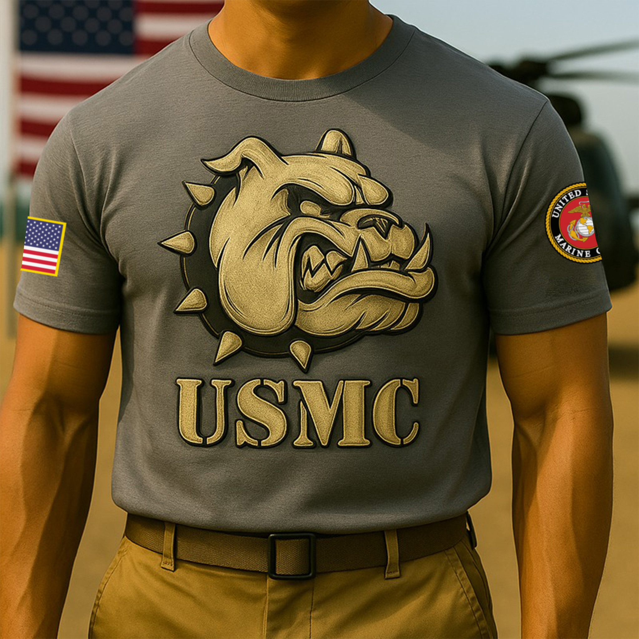 Premium USMC T-Shirt VPVC930047, 250th Anniversary Marine Corps Shirt, Gifts For Marine Veteran, Gifts On Father’s Day, Veterans Day