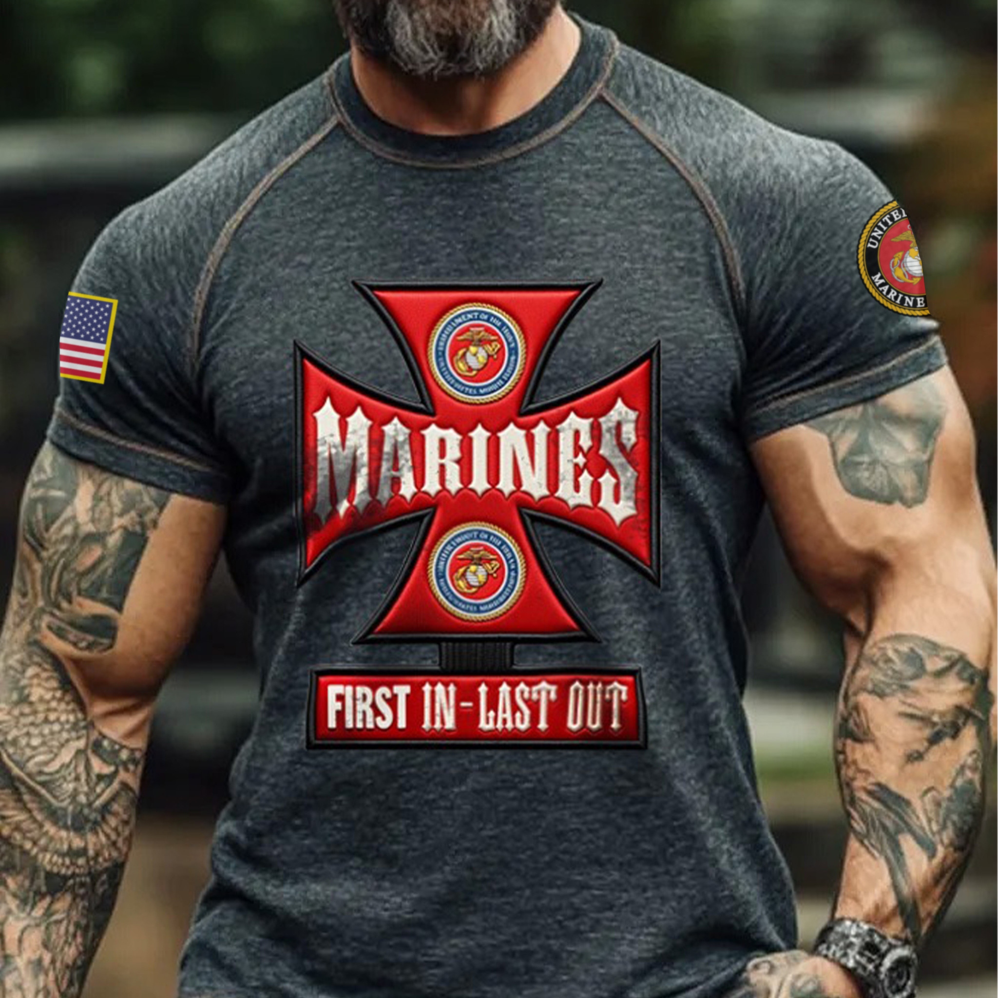 Premium USMC T-Shirt VPVC930057, 250th Anniversary Marine Corps Shirt, Gifts For Marine Veteran, Gifts On Father’s Day, Veterans Day
