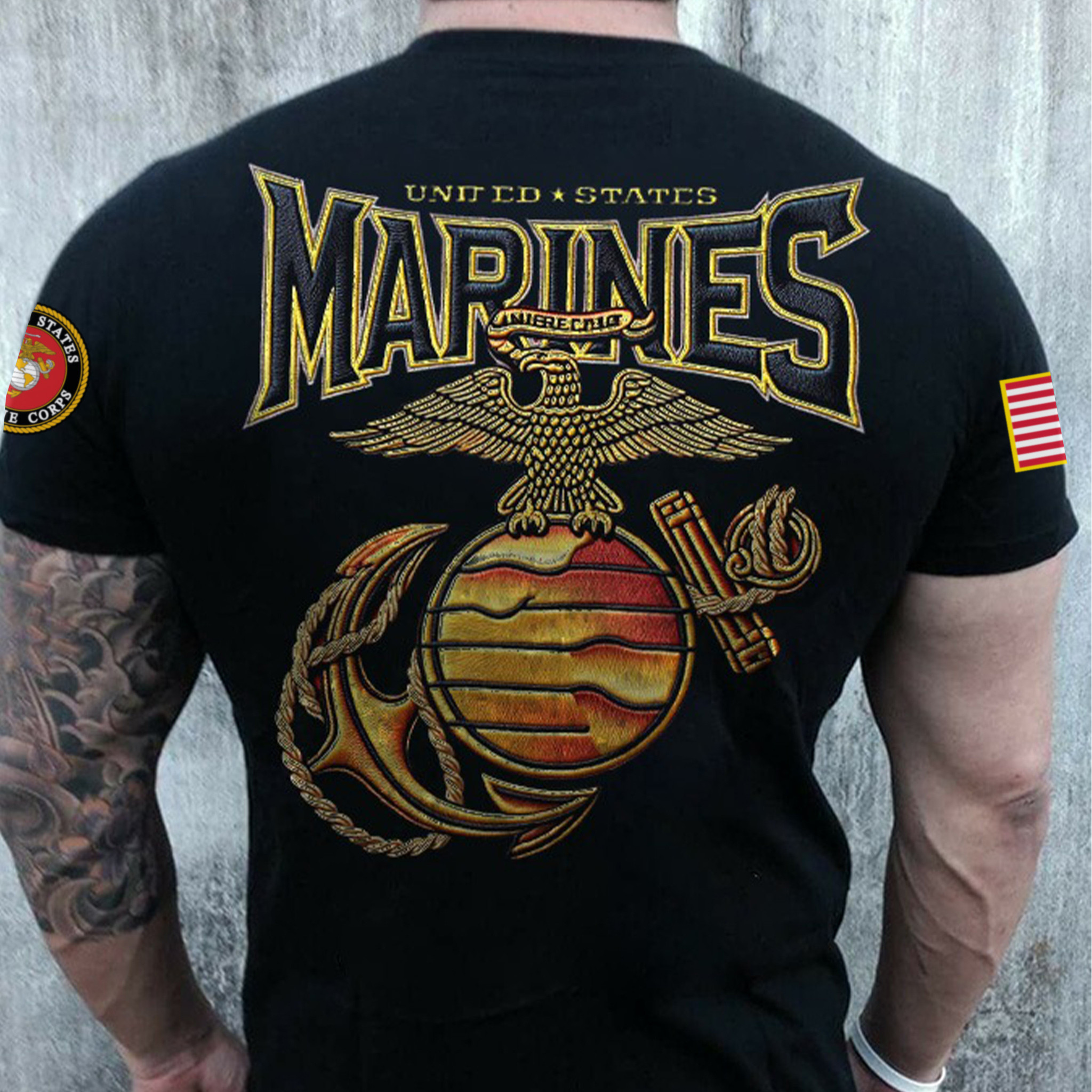 Premium USMC T-Shirt VPVC930058, 250th Anniversary Marine Corps Shirt, Gifts For Marine Veteran, Gifts On Father’s Day, Veterans Day