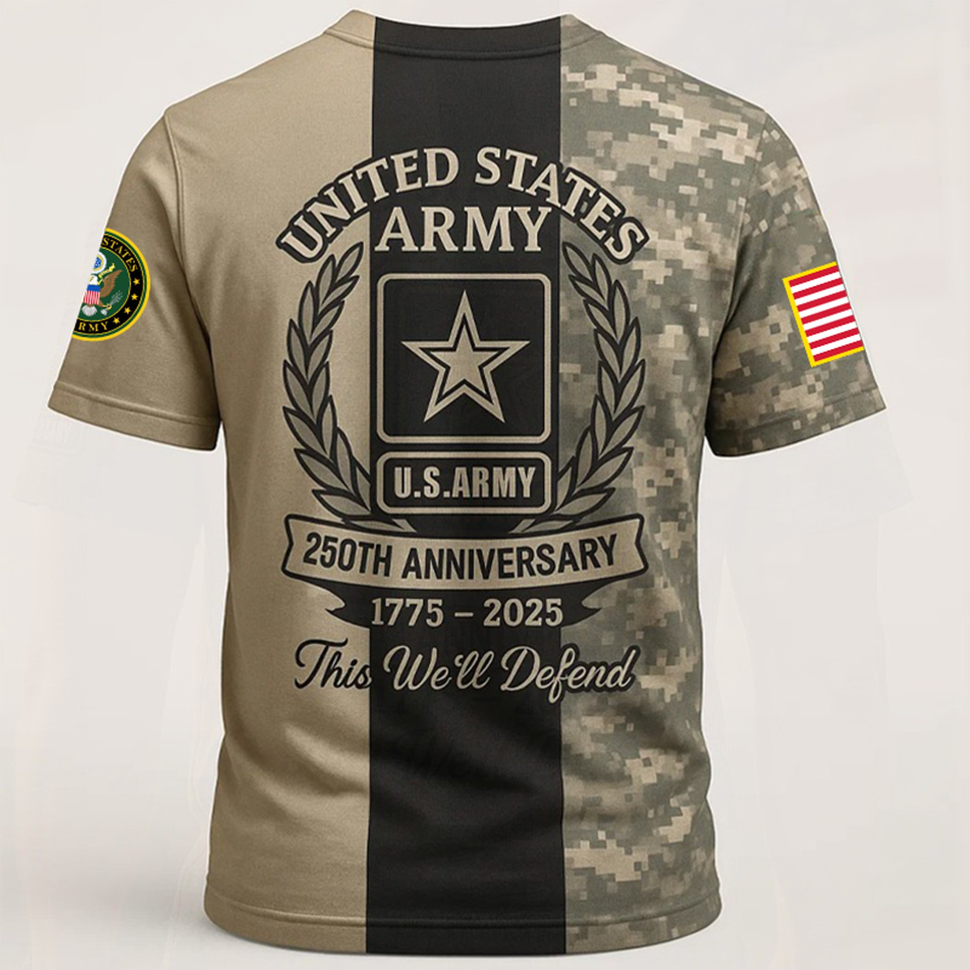 Premium 250th Anniversary Of The Army T-Shirt VPVC930090, Gifts For Army Veteran, Gifts On Father’s Day, Veterans Day