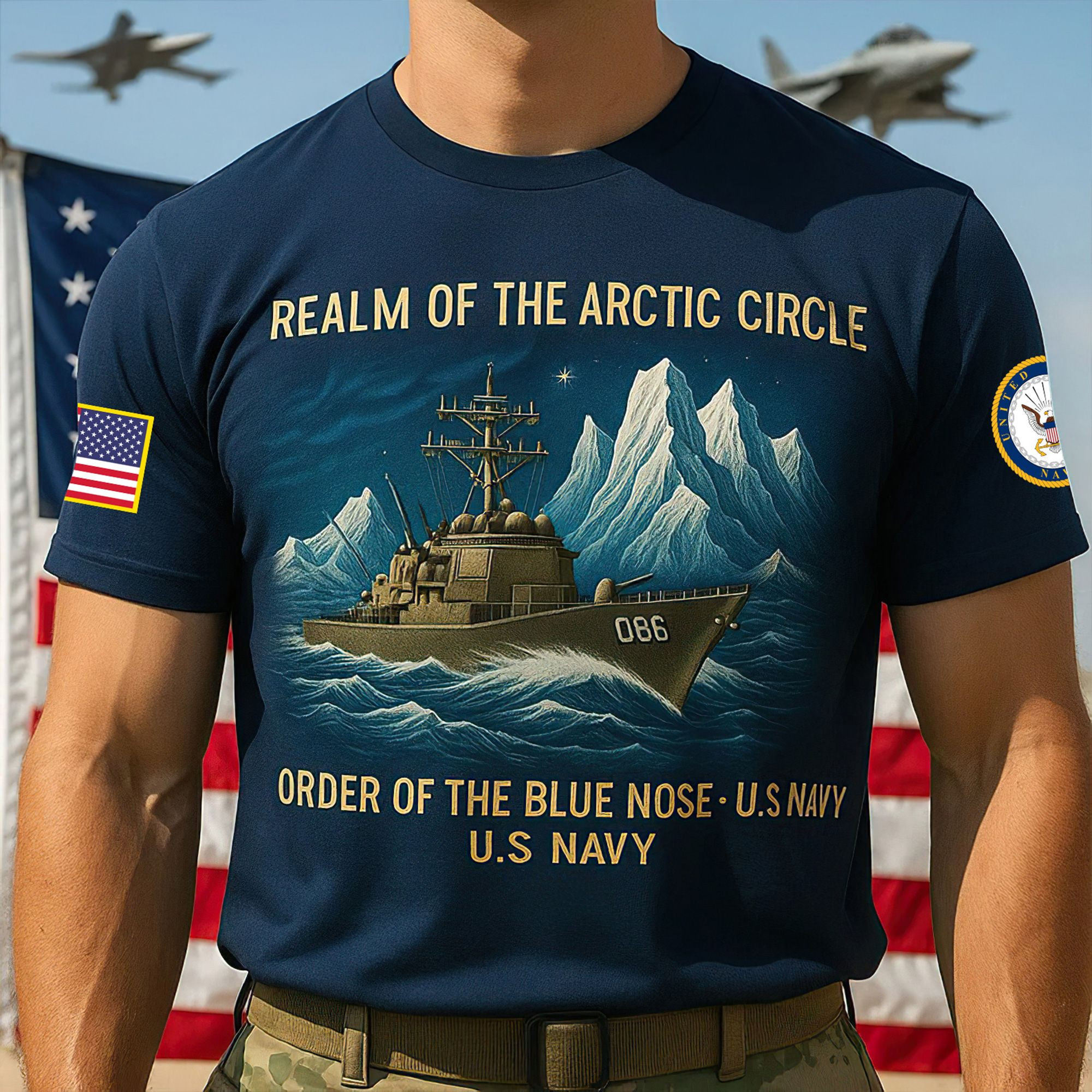 Premium US Navy T-Shirt VPVC930111, 250th Anniversary Navy Shirt, Gifts For Navy Veteran, Gifts On Father’s Day, Veterans Day