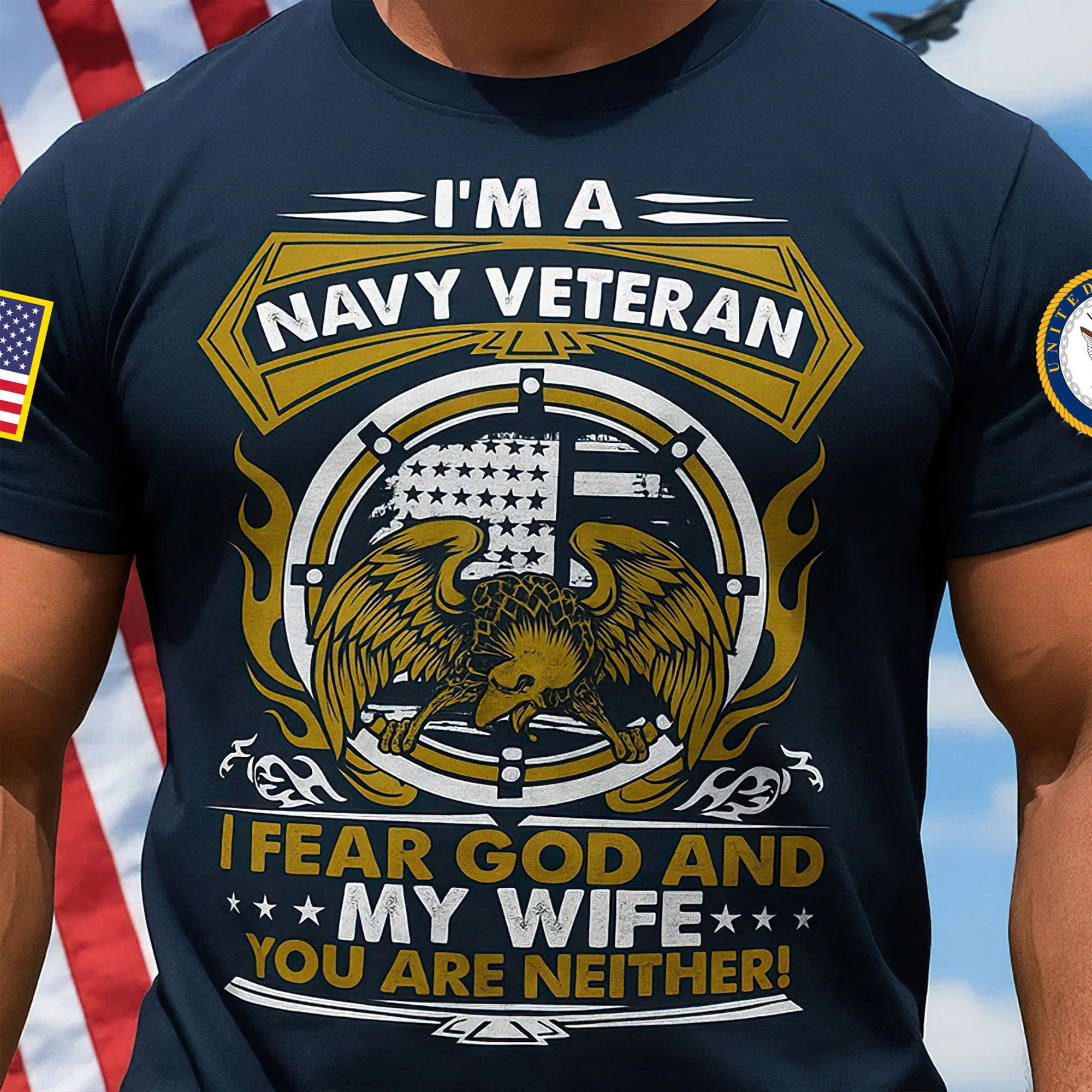 Premium US Navy T-Shirt VPVC930116, 250th Anniversary Navy Shirt, Gifts For Navy Veteran, Gifts On Father’s Day, Veterans Day