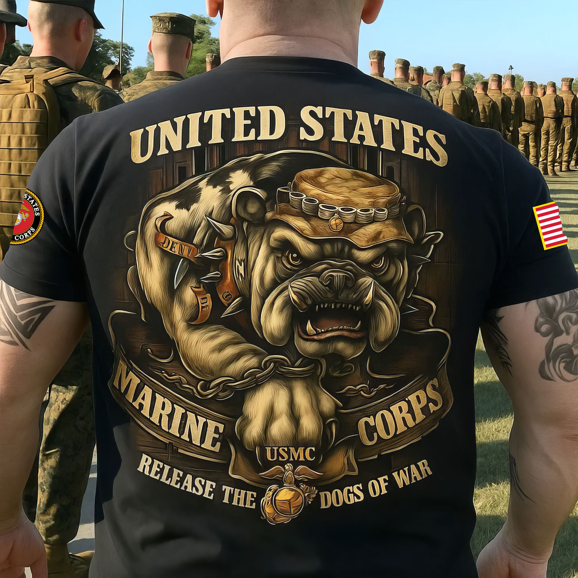 Premium USMC T-Shirt VPVC930133, 250th Anniversary Marine Corps Shirt, Gifts For Marine Veteran, Gifts On Father’s Day, Veterans Day
