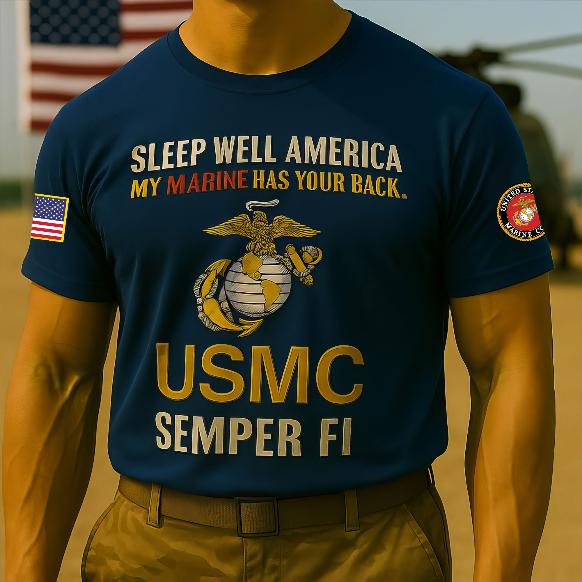 Premium USMC T-Shirt VPVC930144, 250th Anniversary Marine Corps Shirt, Gifts For Marine Veteran, Gifts On Father’s Day, Veterans Day