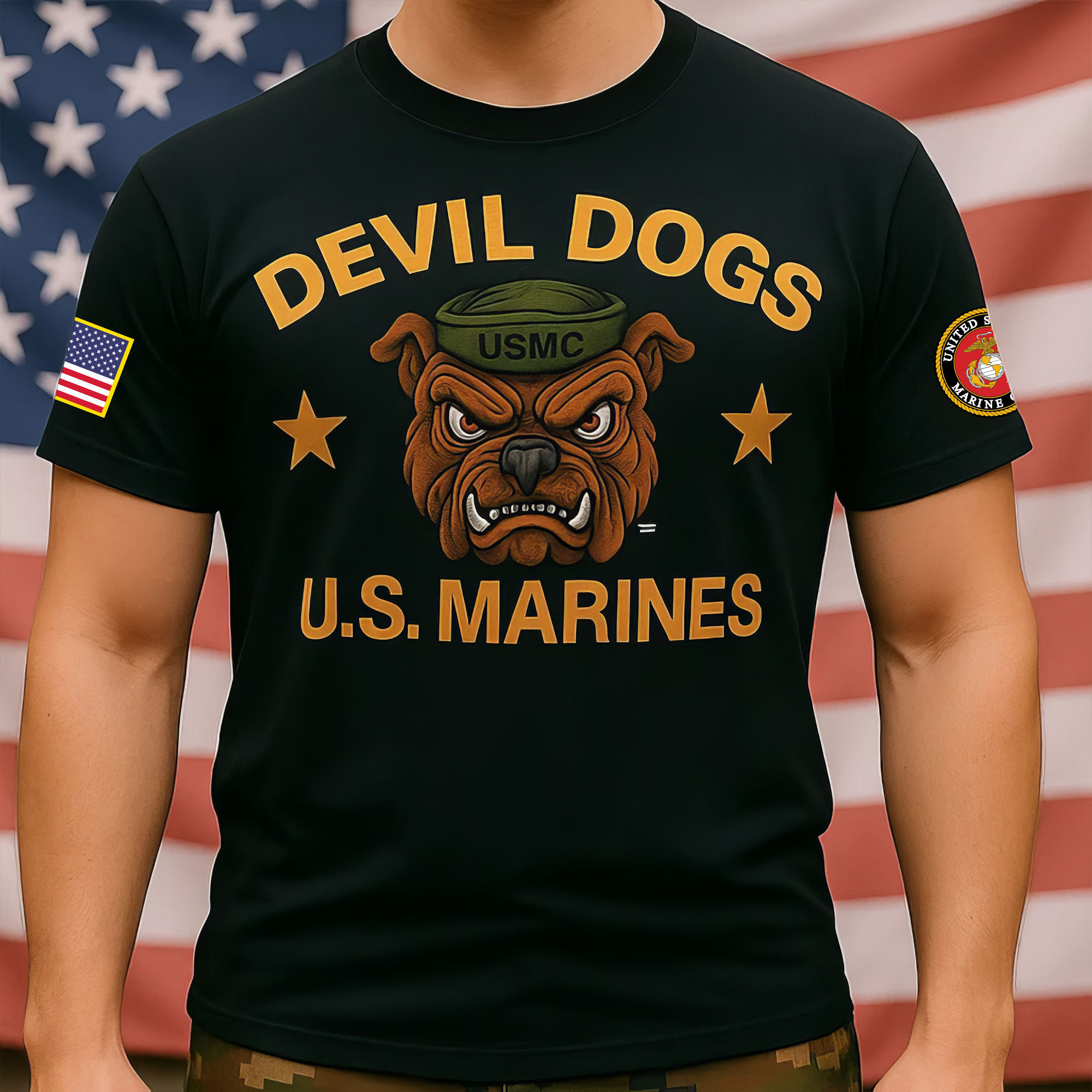 Premium USMC T-Shirt VPVC930163, 250th Anniversary Marine Corps Shirt, Gifts For Marine Veteran, Gifts On Father’s Day, Veterans Day