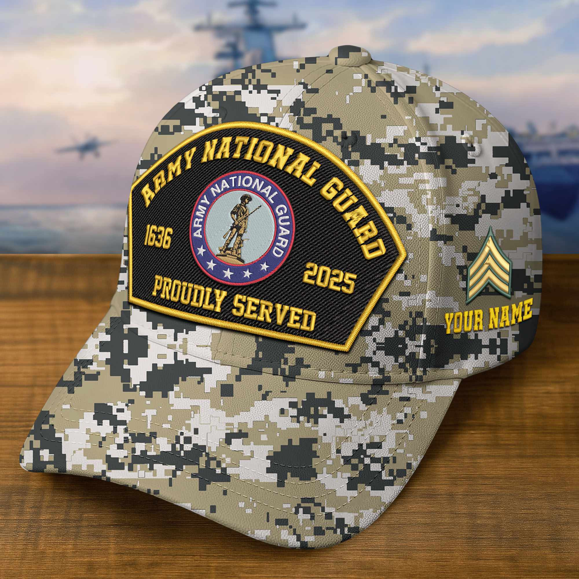 Premium Custom Army National Guard Embroidered Hat VPVC309112, Gifts For Army National Guard Veteran, Gifts On Father’s Day, Veterans Day