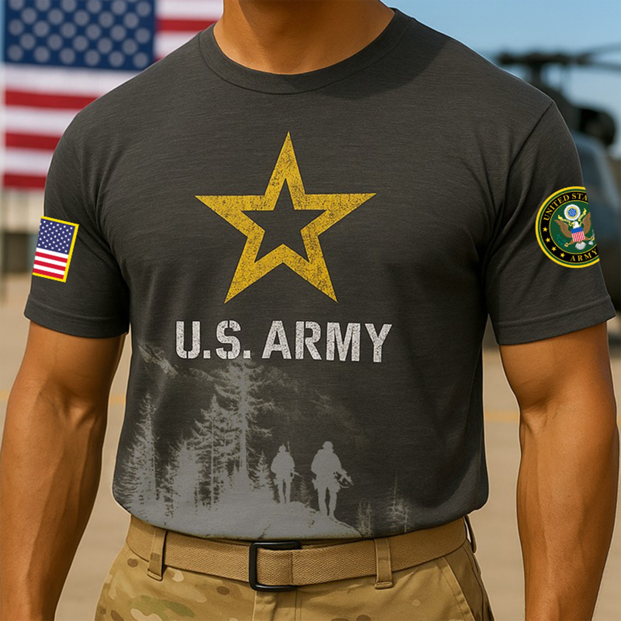 Premium 250th Anniversary Of The Army T-Shirt VPVC930181, Gifts For Army Veteran, Gifts On Father’s Day, Veterans Day