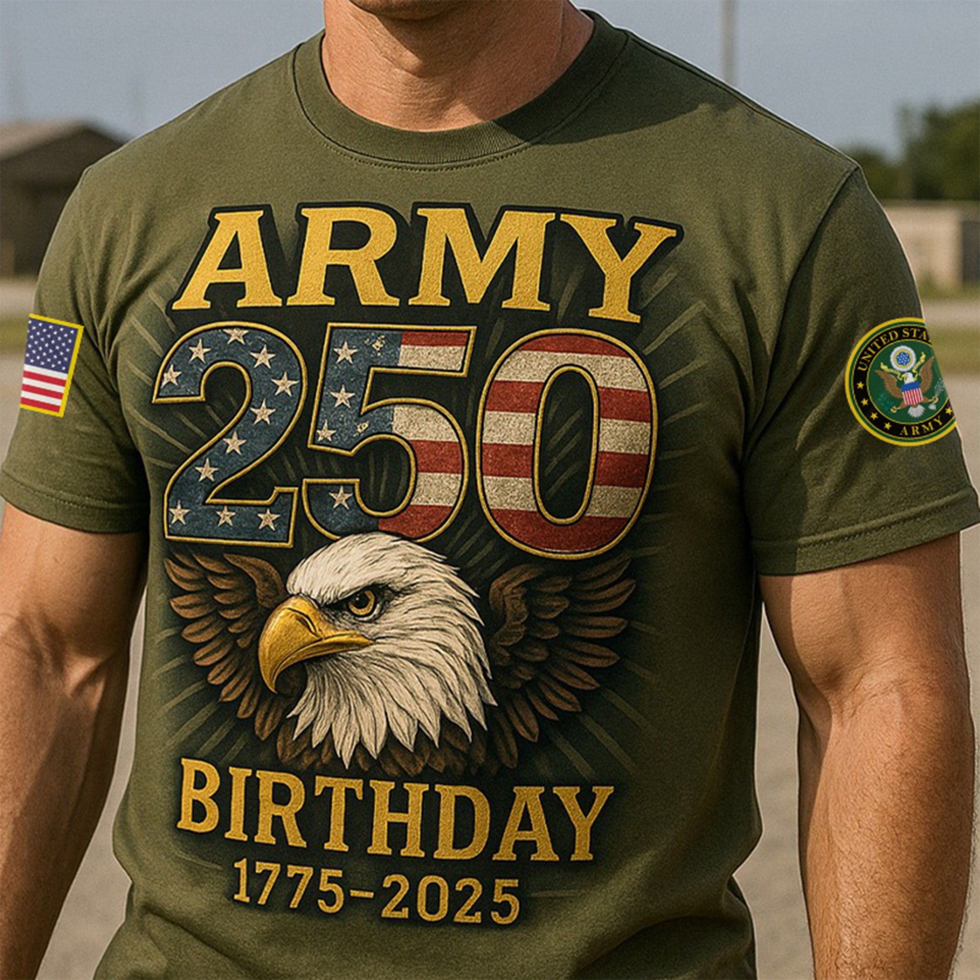 Premium 250th Anniversary Of The Army T-Shirt VPVC930183, Gifts For Army Veteran, Gifts On Father’s Day, Veterans Day