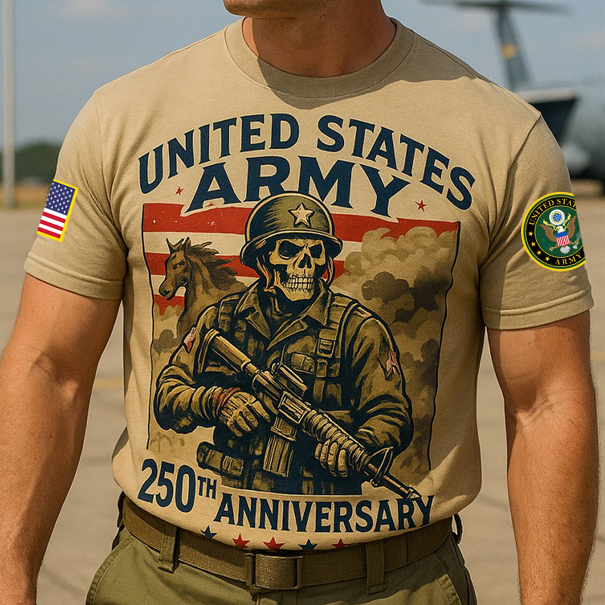 Premium 250th Anniversary Of The Army T-Shirt VPVC930184, Gifts For Army Veteran, Gifts On Father’s Day, Veterans Day