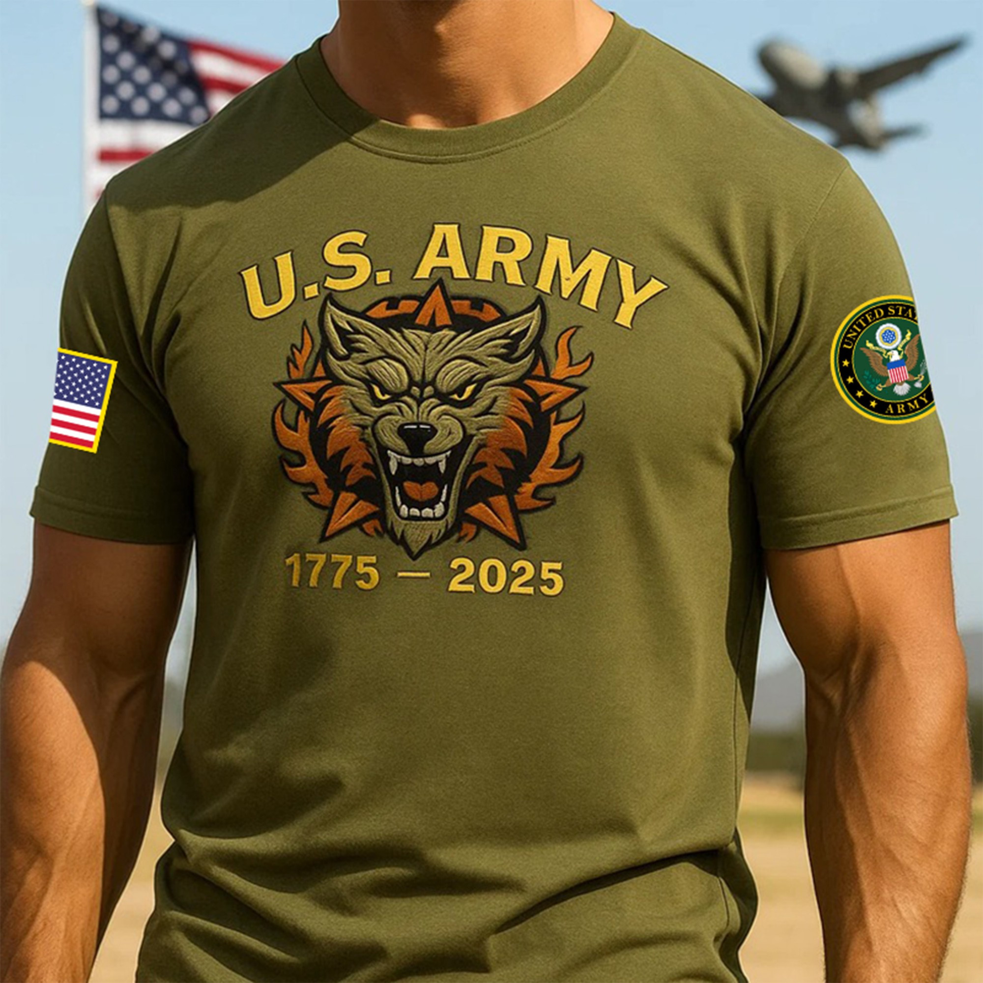 Premium 250th Anniversary Of The Army T-Shirt VPVC930185, Gifts For Army Veteran, Gifts On Father’s Day, Veterans Day