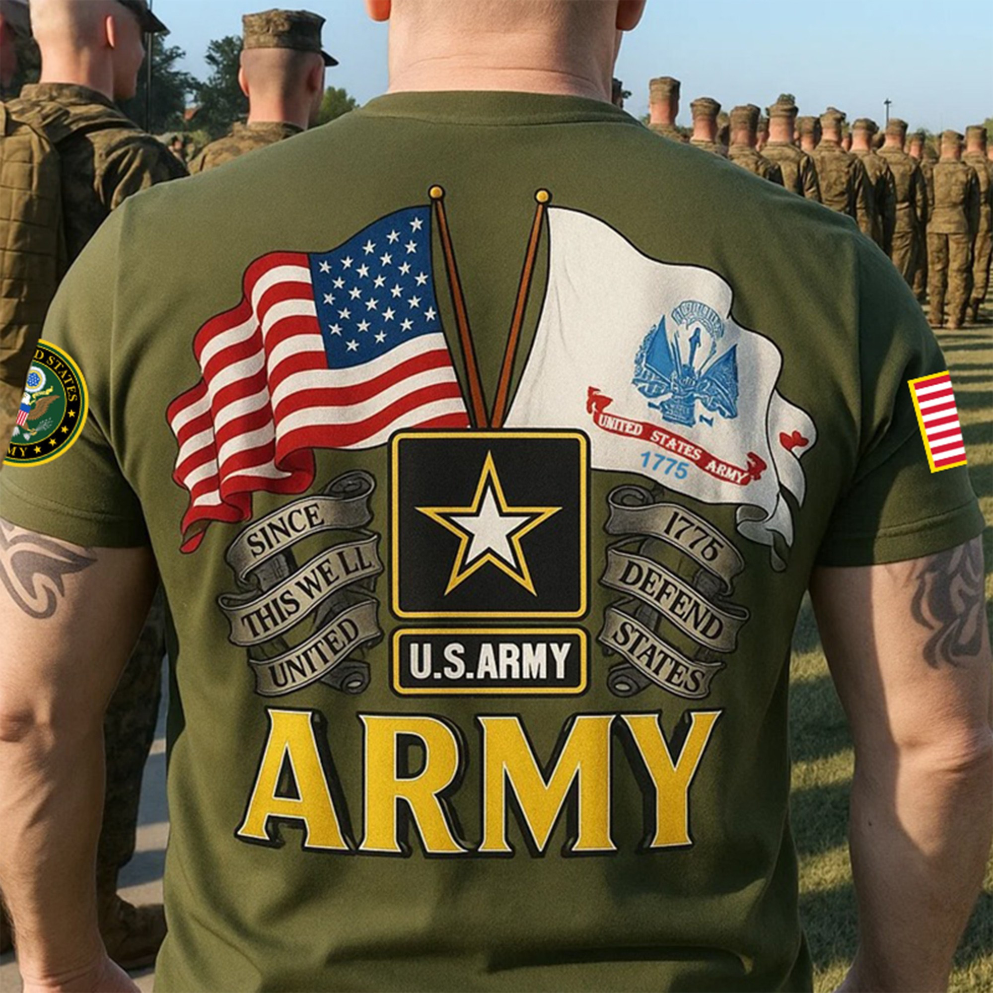 Premium 250th Anniversary Of The Army T-Shirt VPVC930189, Gifts For Army Veteran, Gifts On Father’s Day, Veterans Day