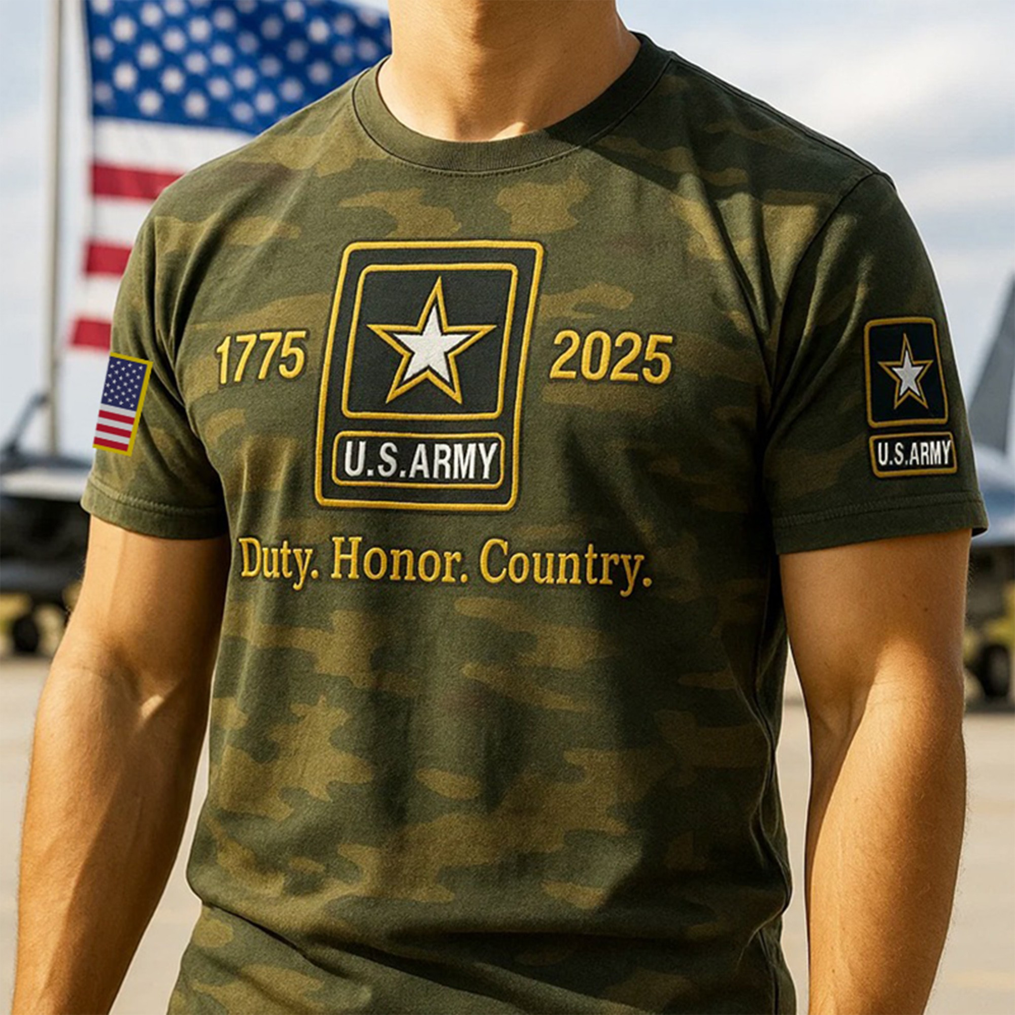 Premium 250th Anniversary Of The Army T-Shirt VPVC930198, Gifts For Army Veteran, Gifts On Father’s Day, Veterans Day