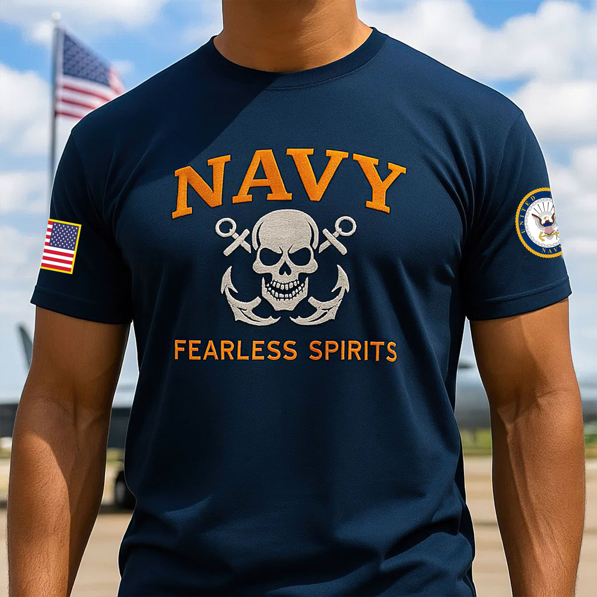 Premium US Navy T-Shirt VPVC930202, 250th Anniversary Navy Shirt, Gifts For Navy Veteran, Gifts On Father’s Day, Veterans Day