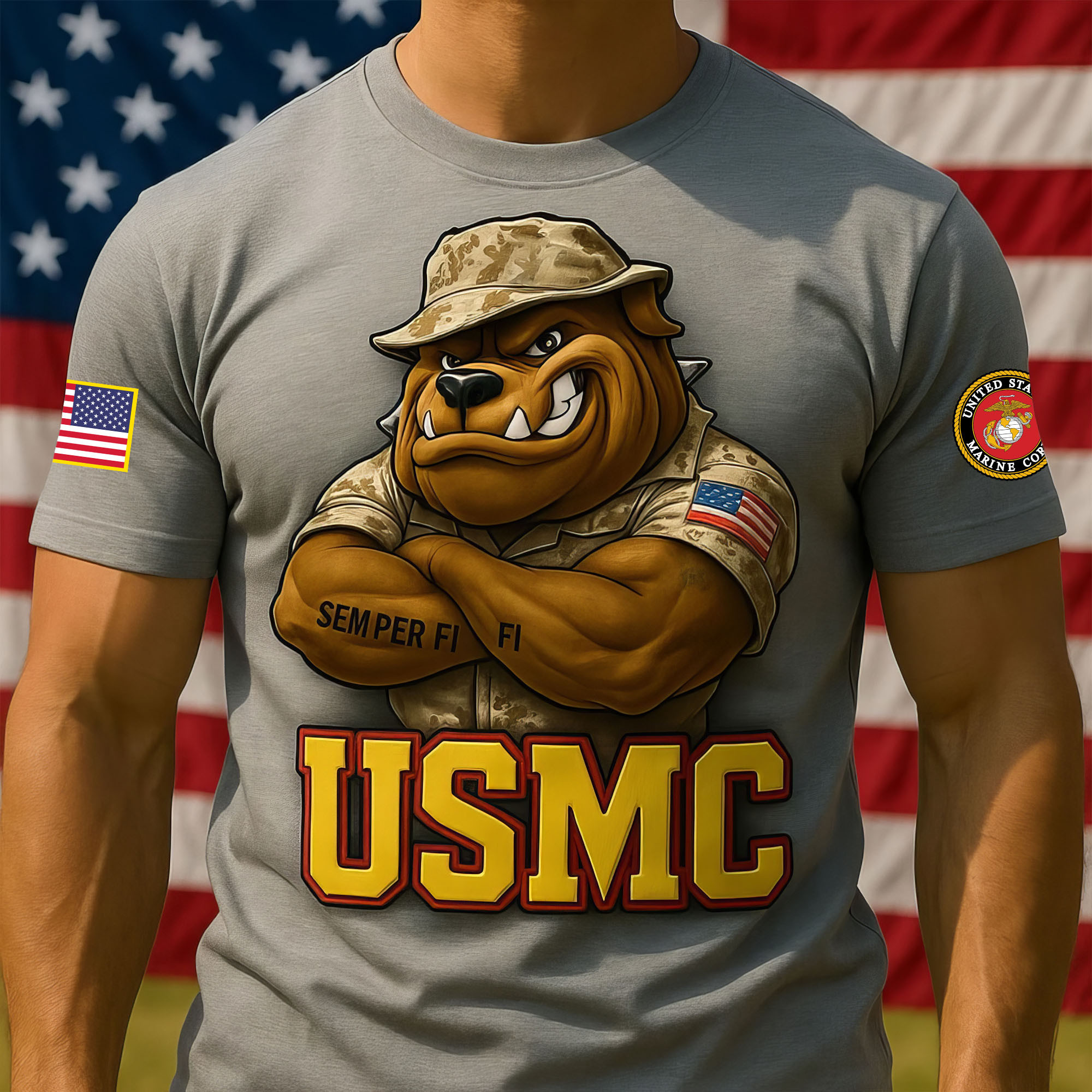 Premium USMC T-Shirt VPVC930245, 250th Anniversary Marine Corps Shirt, Gifts For Marine Veteran, Gifts On Father’s Day, Veterans Day