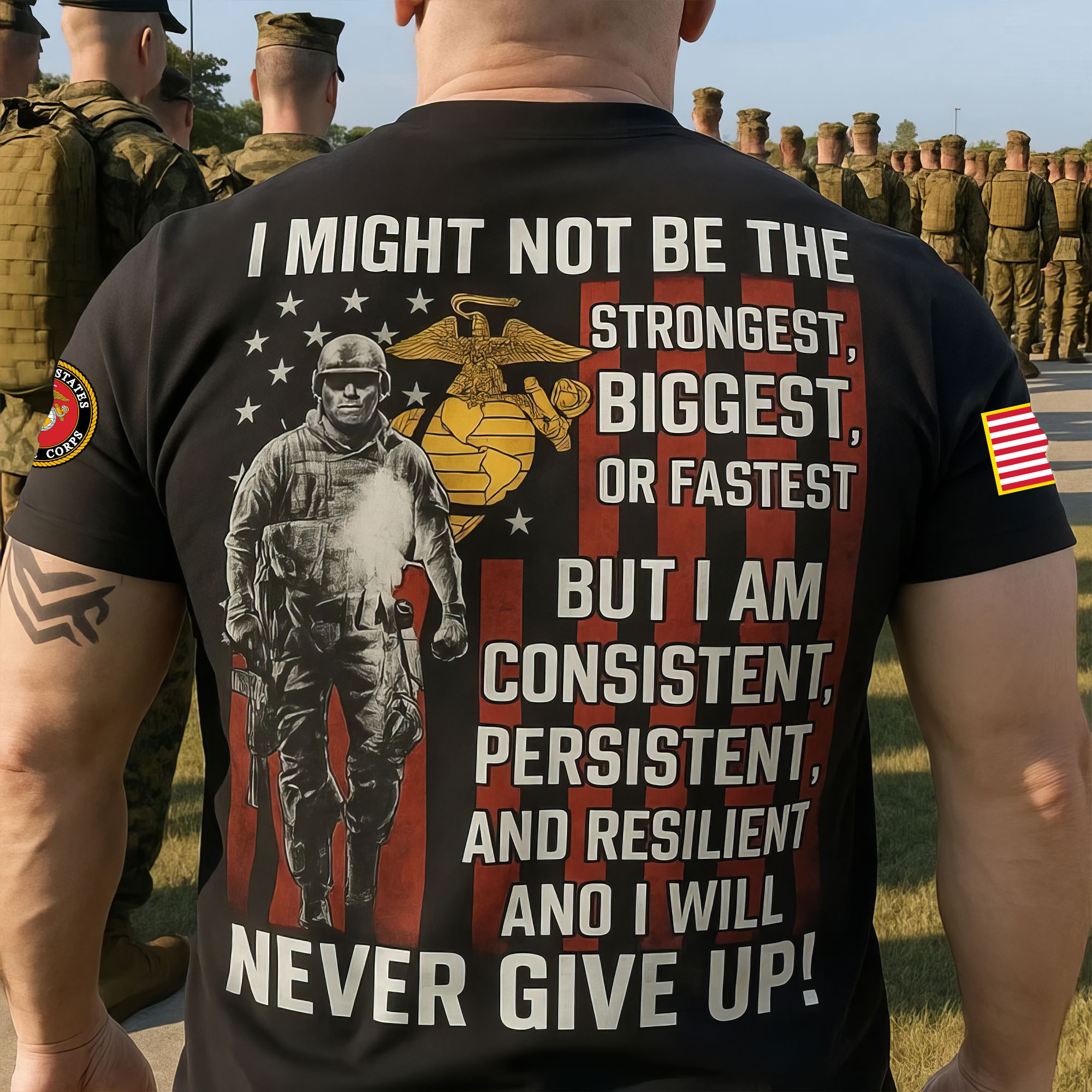 Premium USMC T-Shirt VPVC930248, 250th Anniversary Marine Corps Shirt, Gifts For Marine Veteran, Gifts On Father’s Day, Veterans Day
