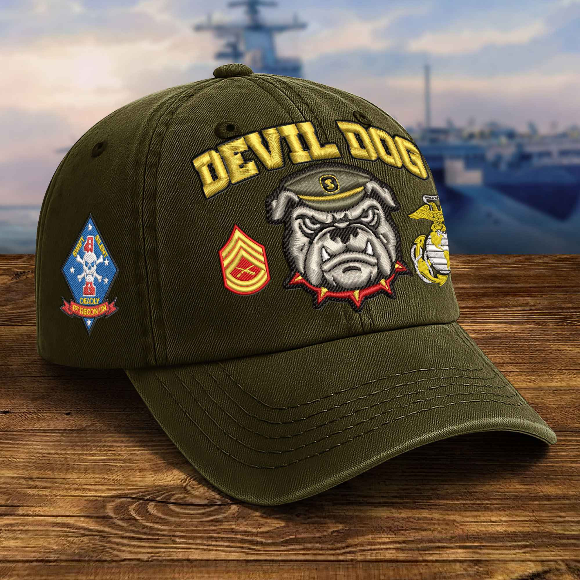 Premium Custom USMC Embroidered Cap CPVC130810