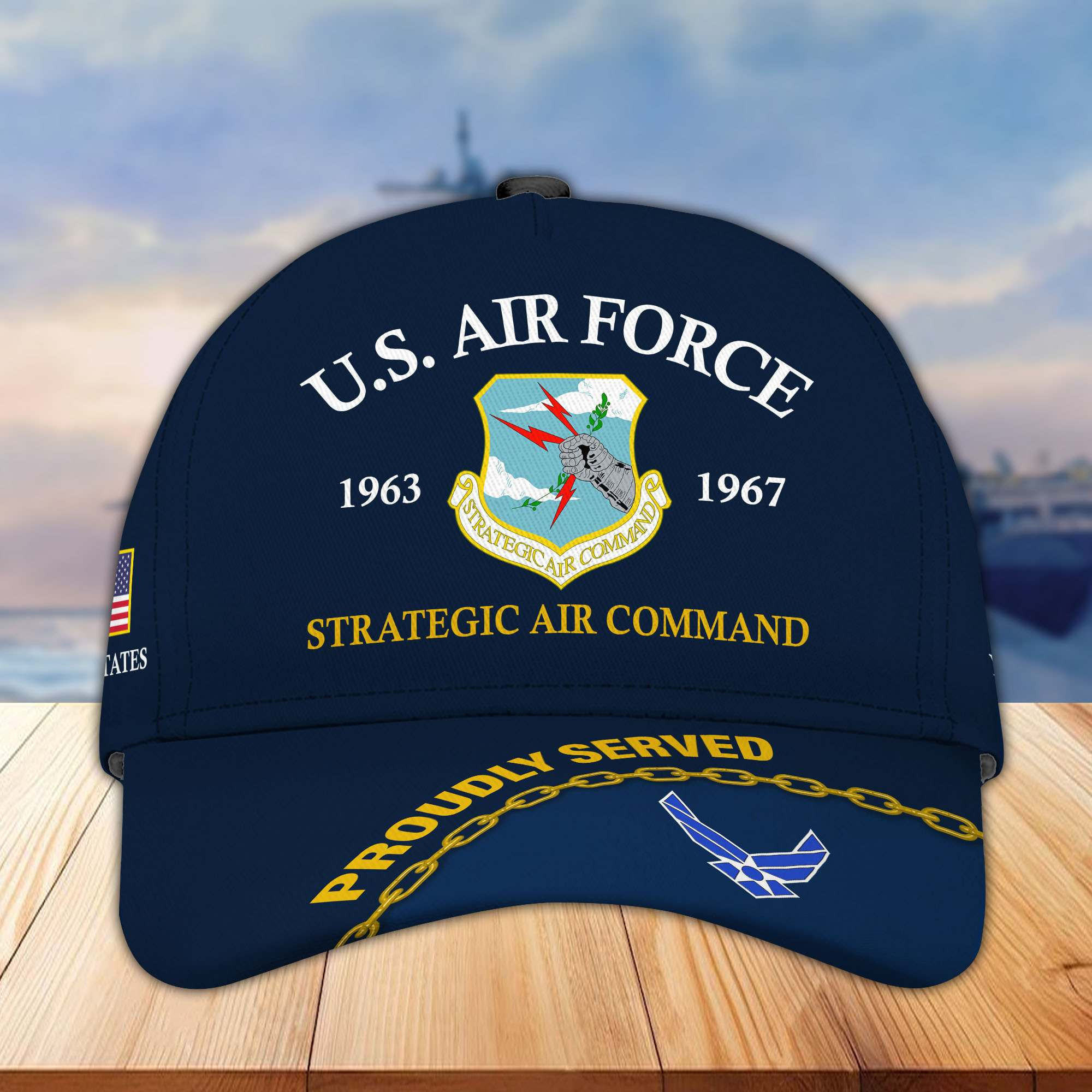 Premium Custom USAF Cap CPVC150810