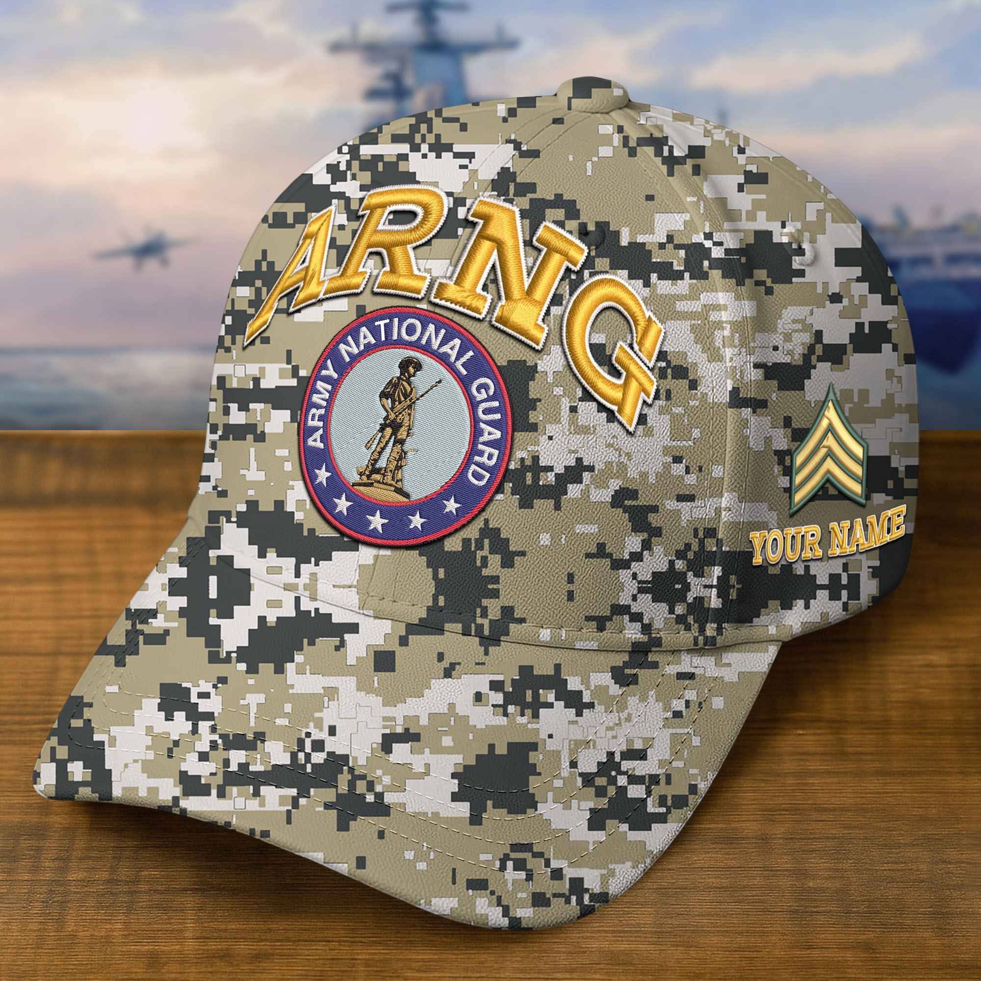 Premium Custom Army National Guard Embroidered Hat VPVC309212, Gifts For Army National Guard Veteran, Gifts On Father’s Day, Veterans Day