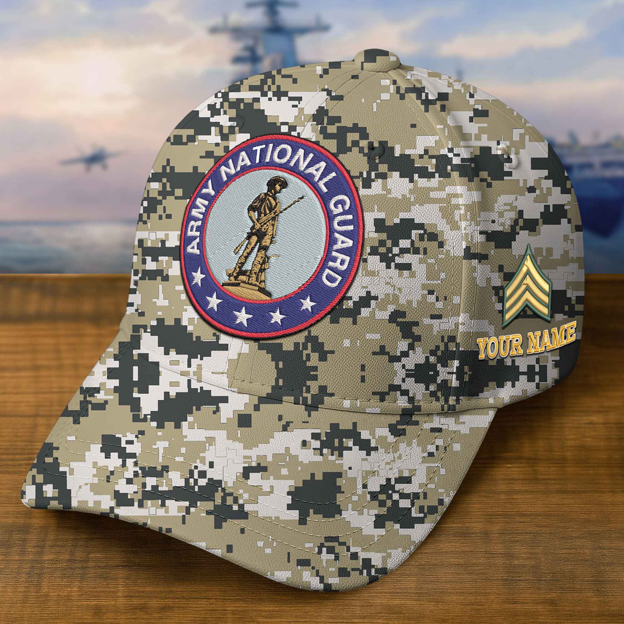 Premium Custom Army National Guard Embroidered Hat VPVC309312, Gifts For Army National Guard Veteran, Gifts On Father’s Day, Veterans Day