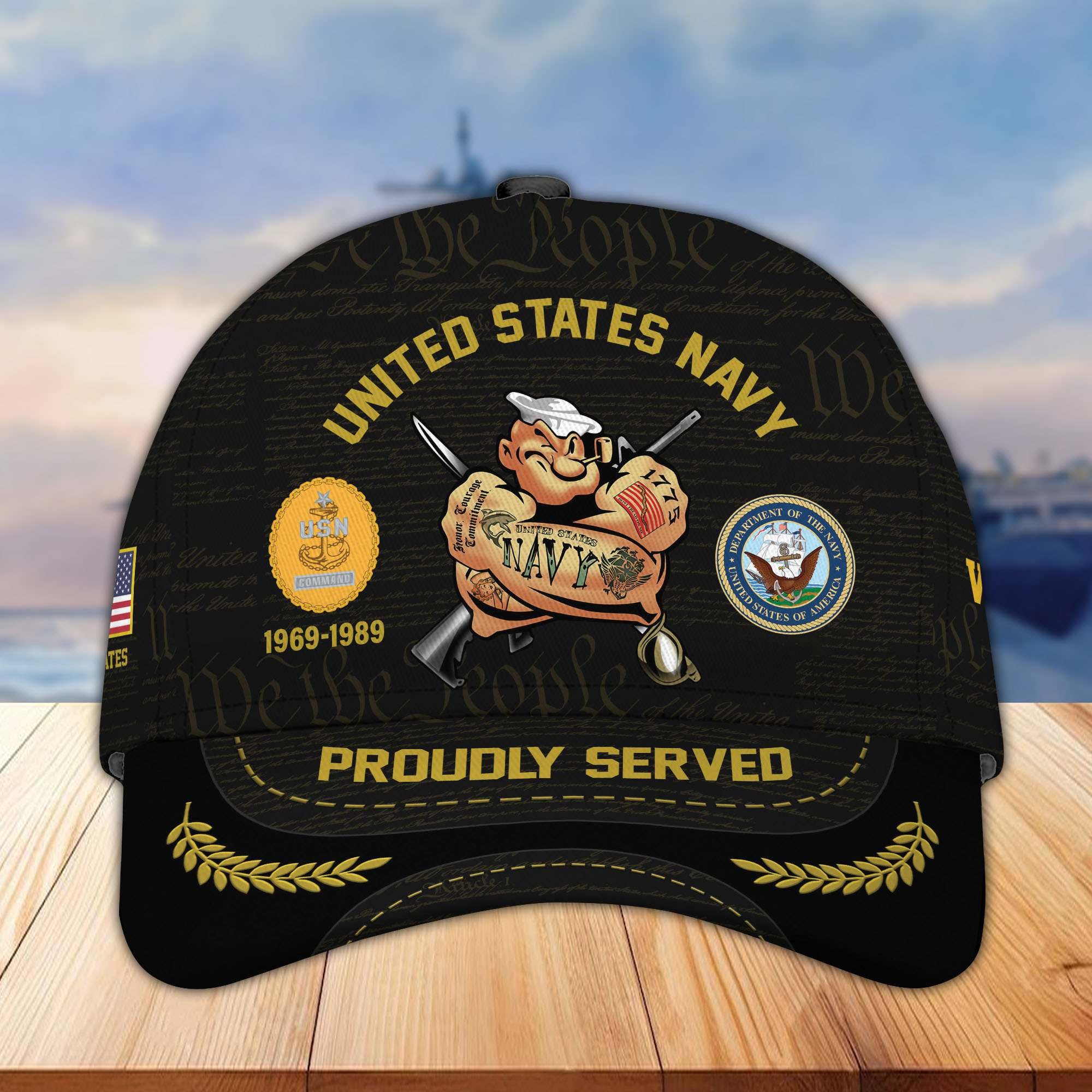 Premium Custom US Navy Vietnam Veteran Cap CPVC230810