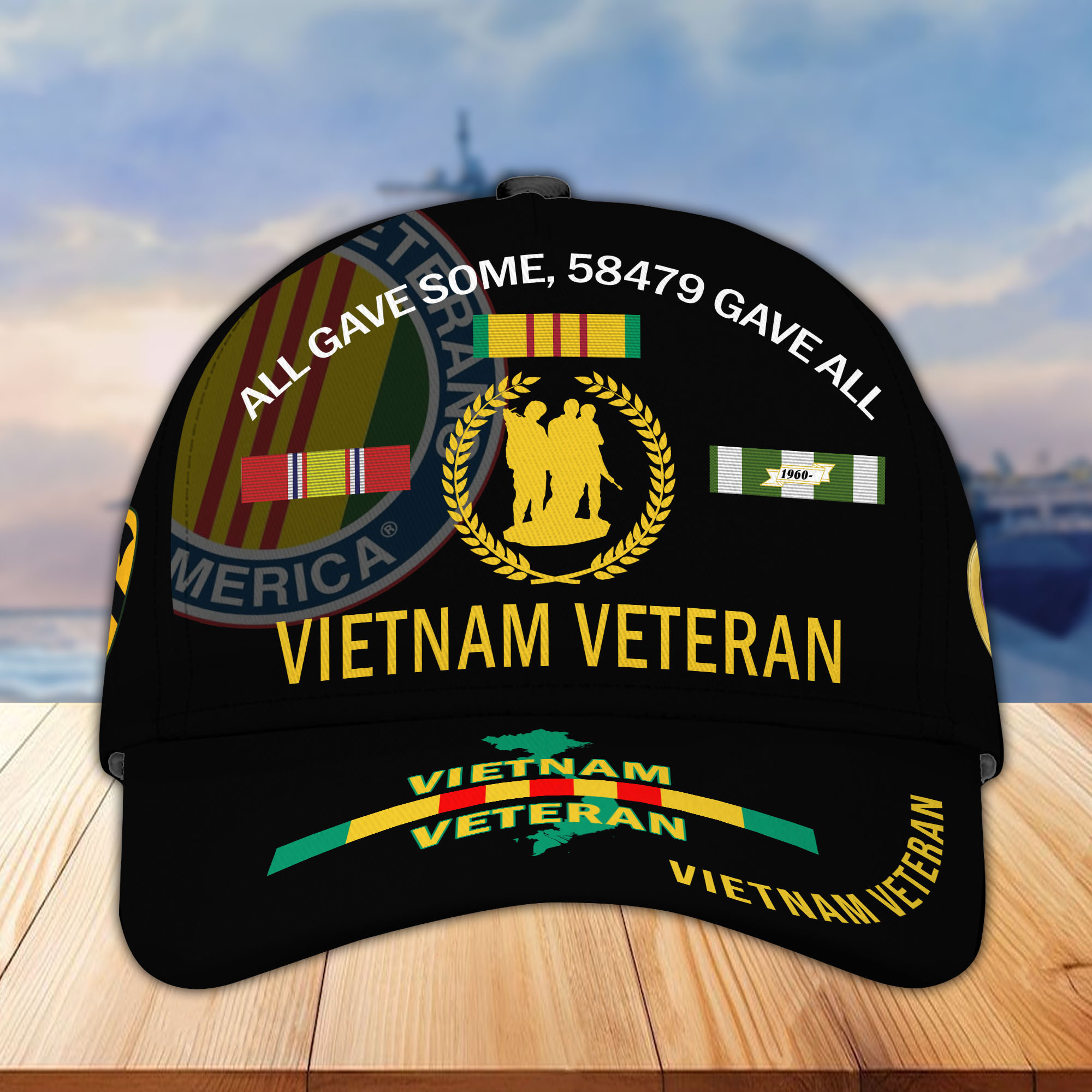 Premium Vietnam Veteran Cap CPVC260811