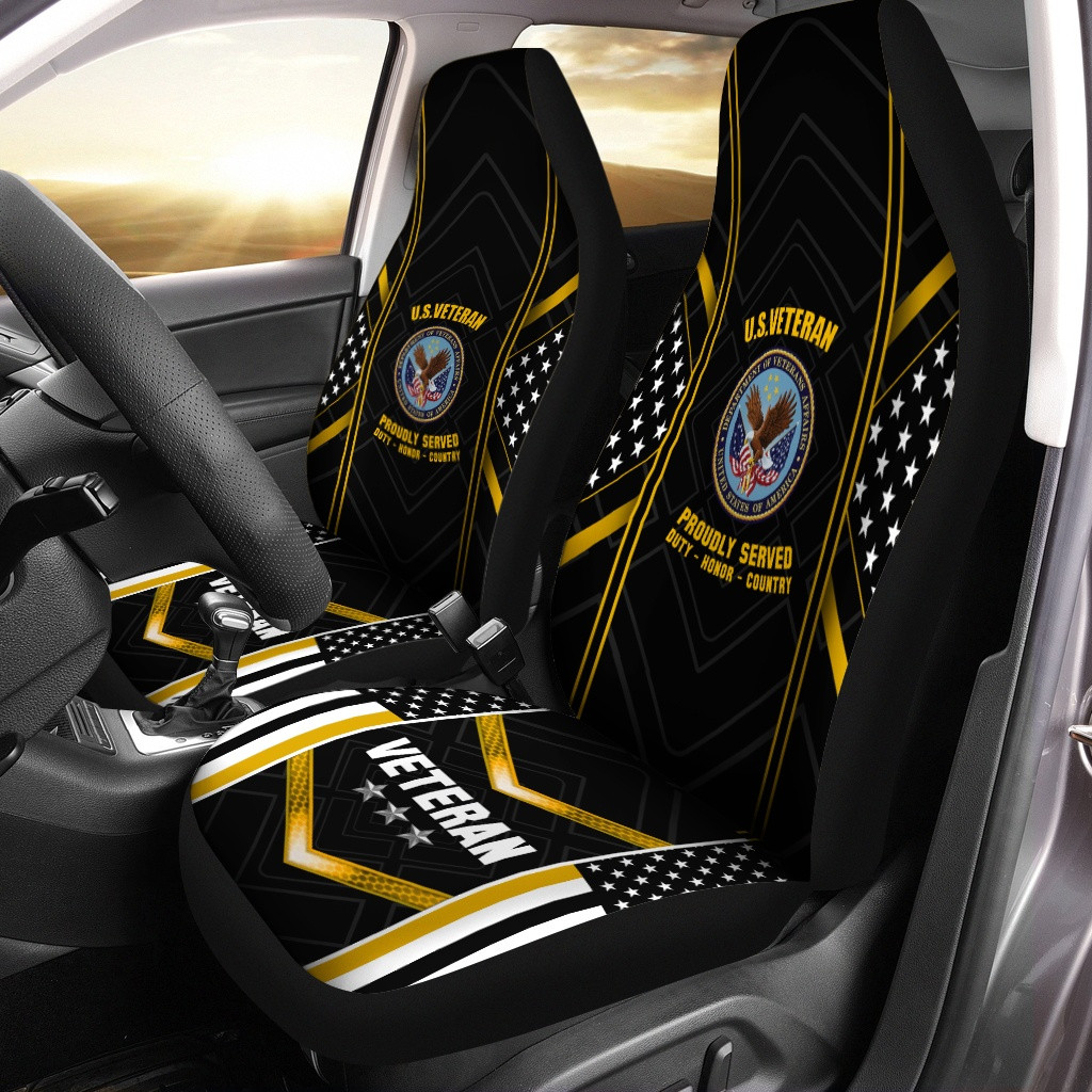Premium Honoring All Who Served Car Seat Covers PVC200602