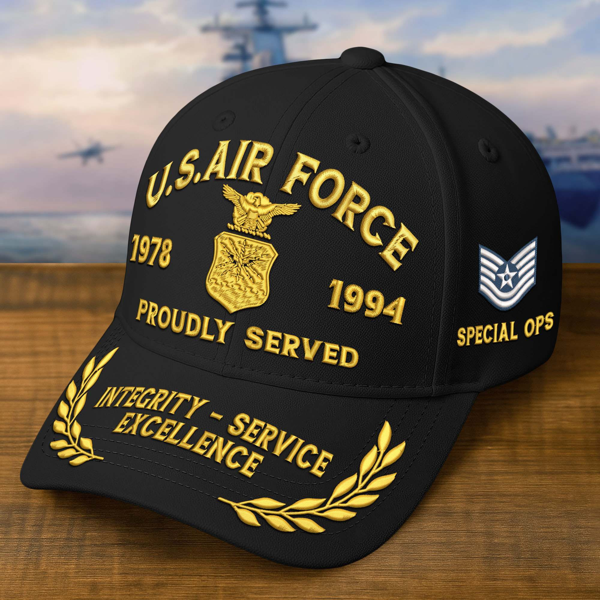 Premium Custom USAF Embroidered Cap CPVC050910