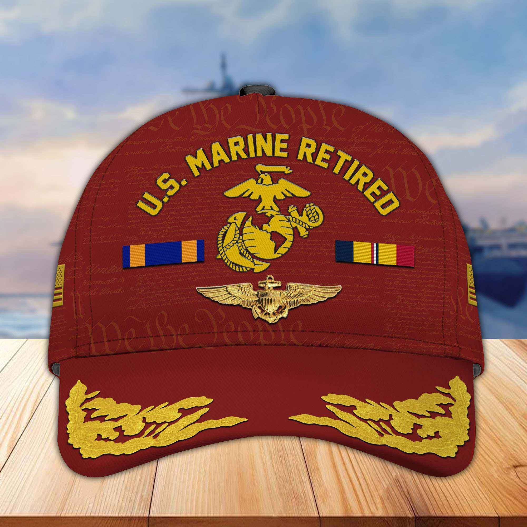 Premium US Marines Retired Cap CPVC220911
