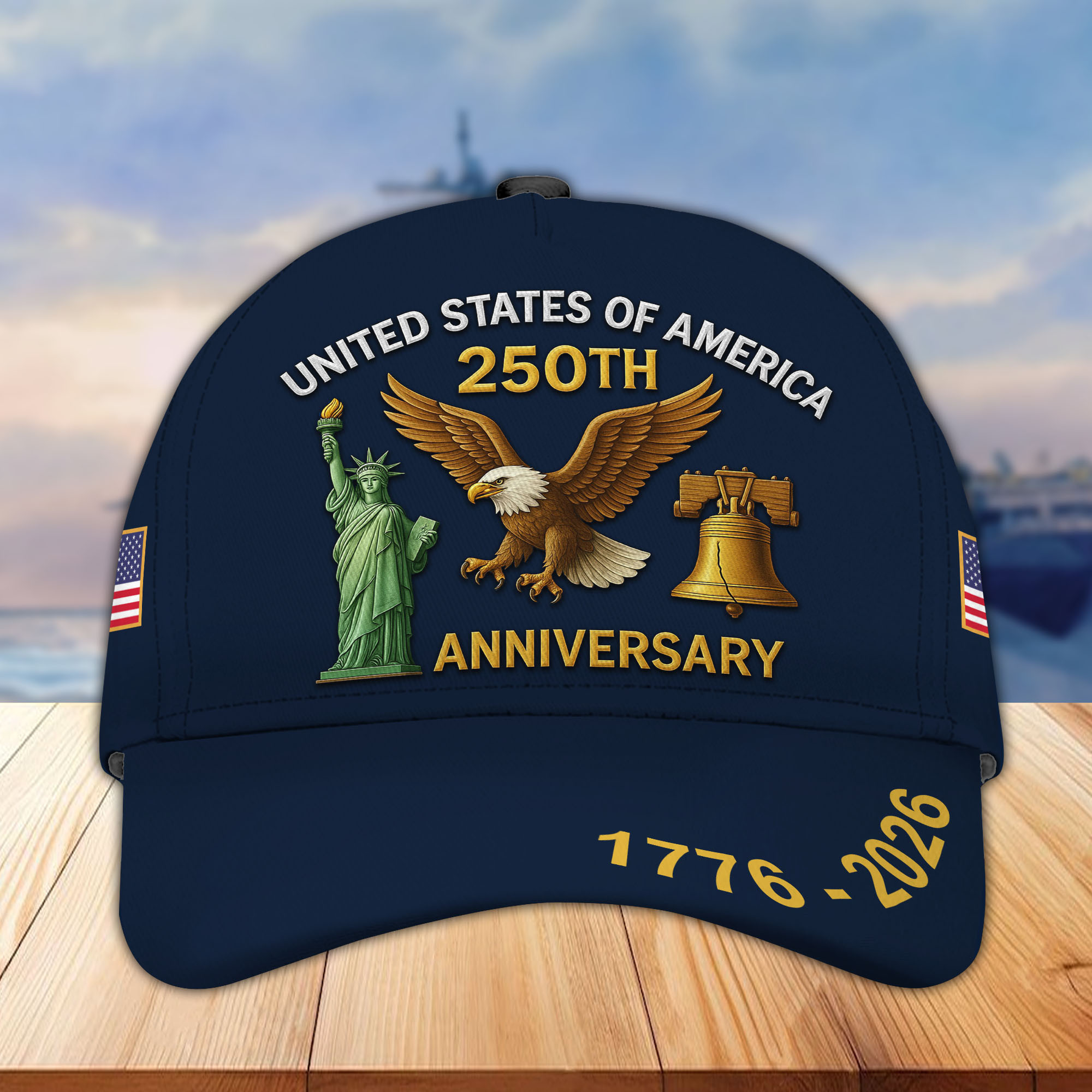 Premium United States Of America 250th Anniversary Cap CPVC290911