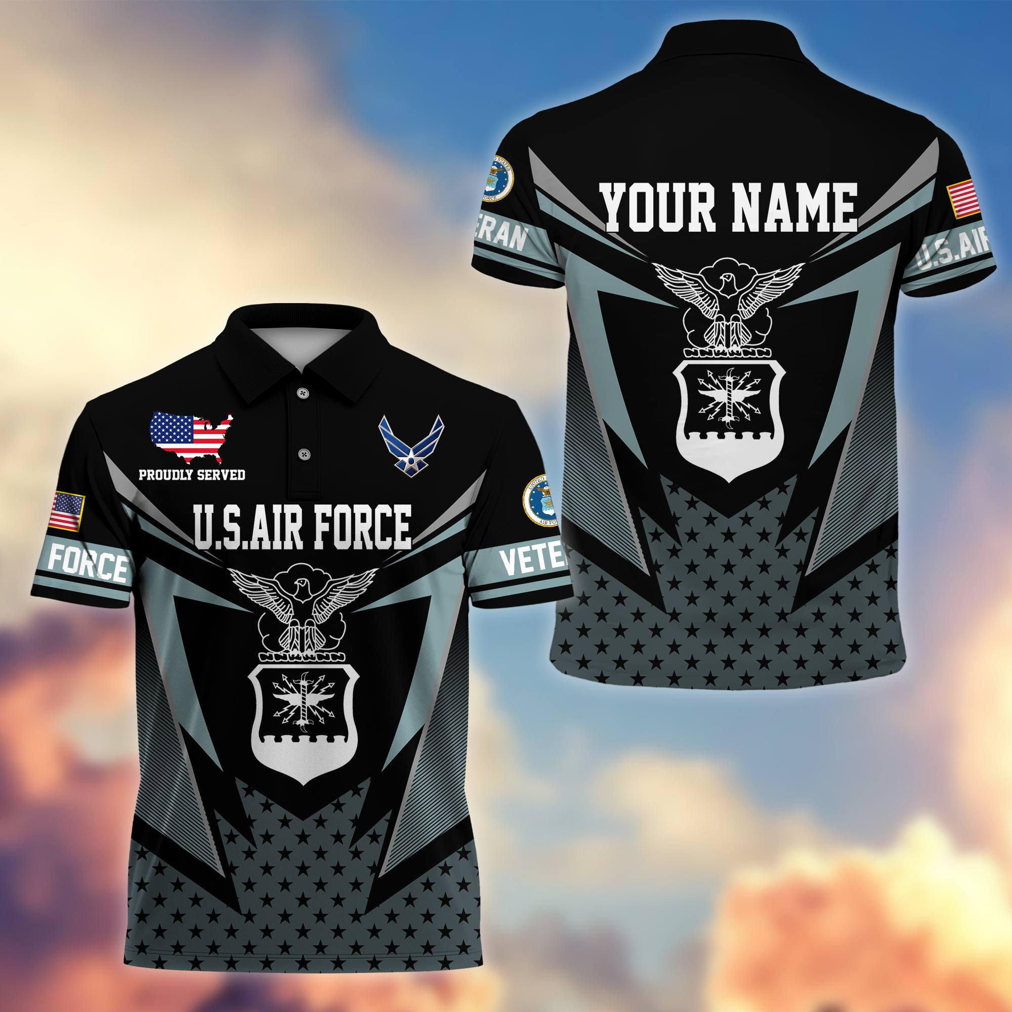 Premium Custom USAF Polo Shirt CPVC071011