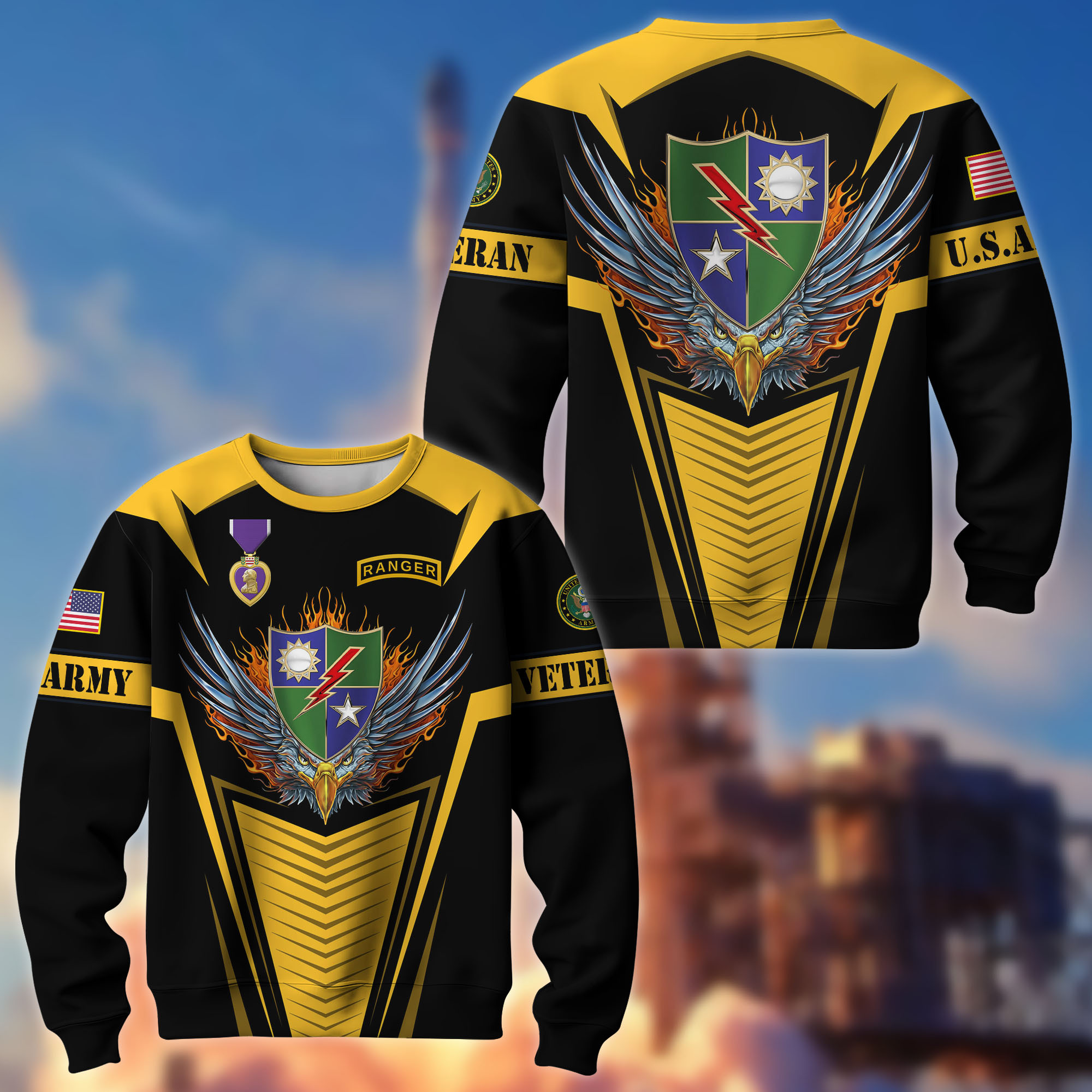 Premium US Veteran Sweatshirt CPVC241012