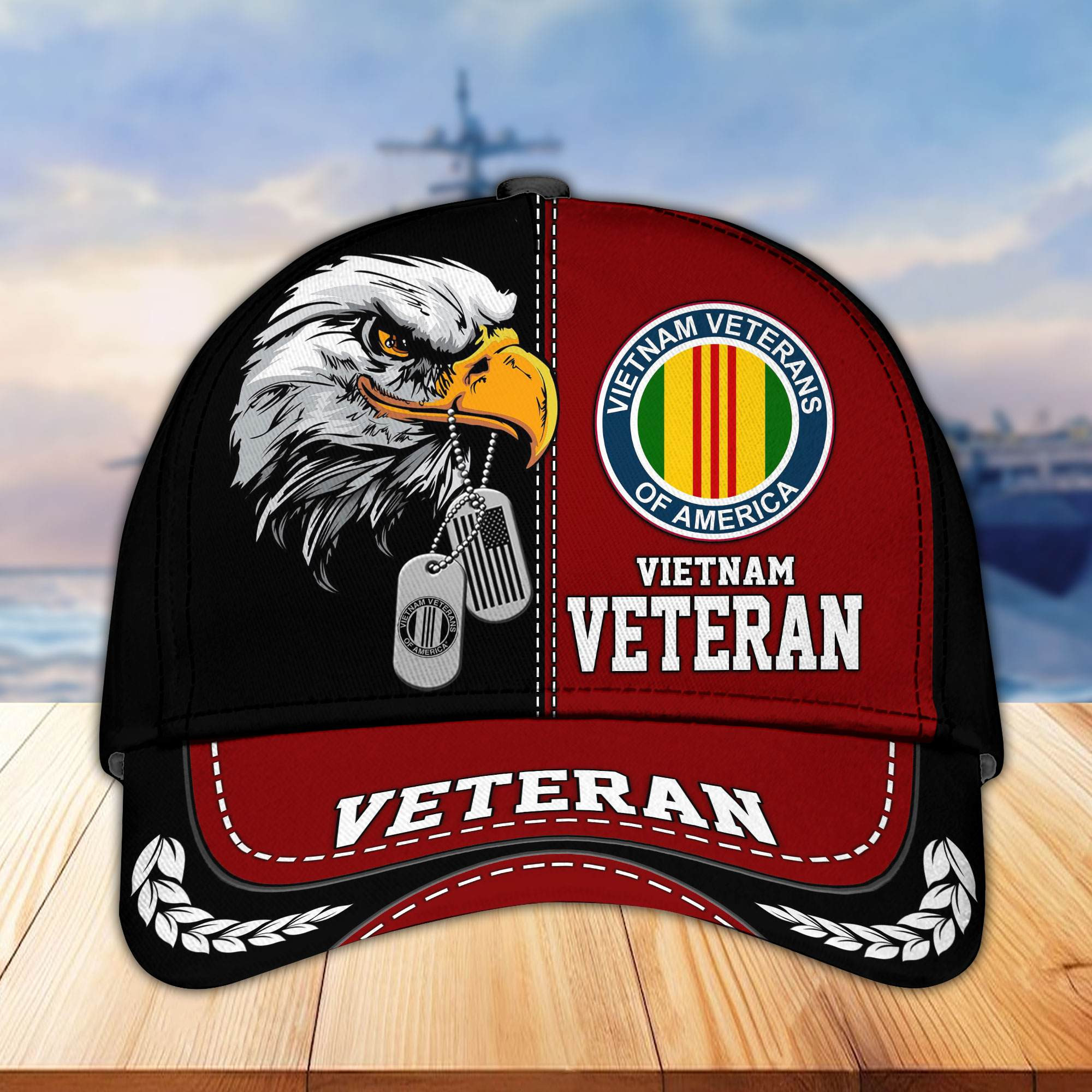 Premium Vietnam Veteran Cap CPVC101110, Gift For Vietnam Veteran, Gift For Veterans Day, Father’s Day, Memorial Day