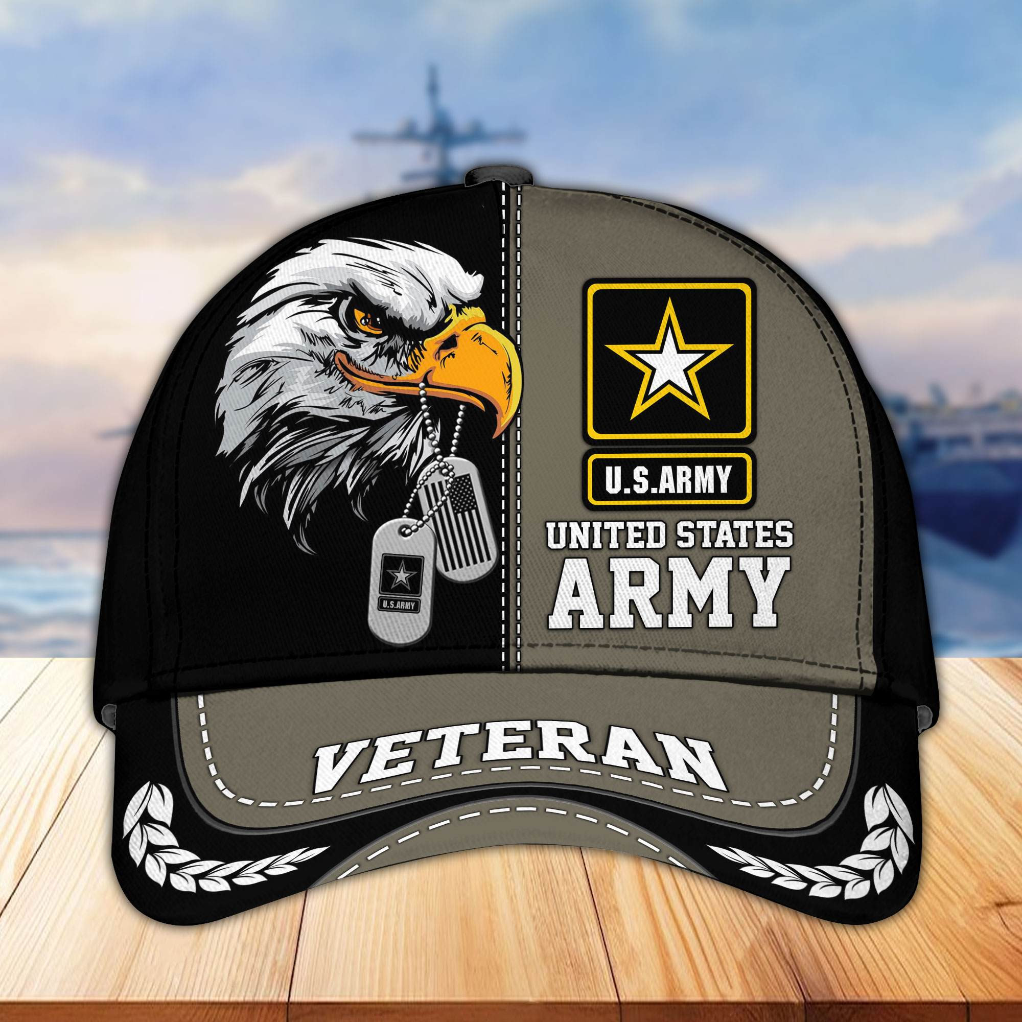 Premium US Army Cap CPVC101111, Gift For Army Veteran, Gift For Veterans Day, Father’s Day