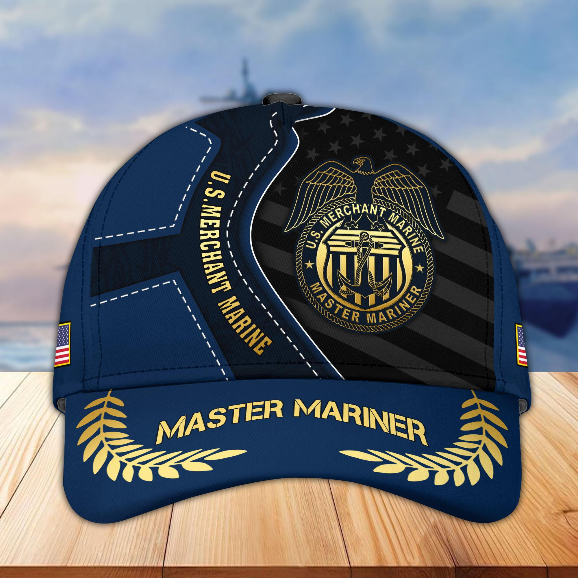 Premium US Merchant Marine Cap CPVC141112, Gift For US Veteran, Gift For Veterans Day, Father’s Day